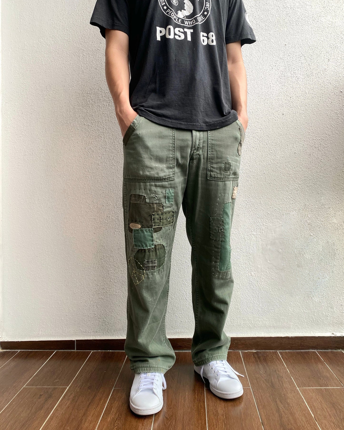 1950S/1960S OG-107 SATEEN US ARMY TROUSERS (32X30)