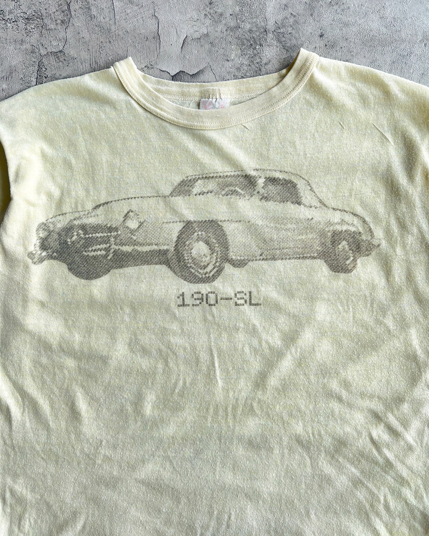 1980S 'MERCEDES BENZ 190-SL' SINGLE STITCH TEE (XL)