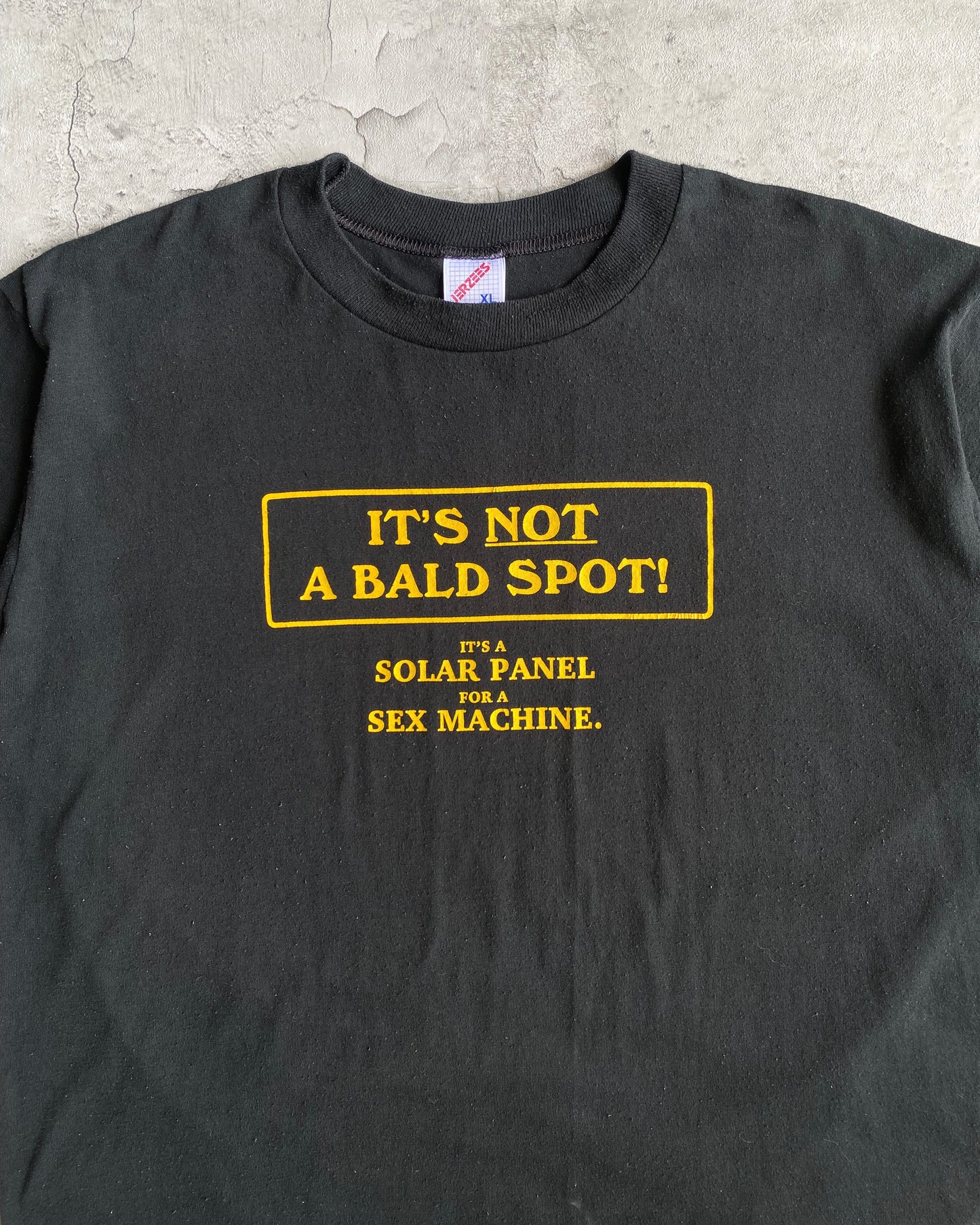 1980S 'IT'S NOT A BALD SPOT!' SINGLE STITCH TEE (XL)