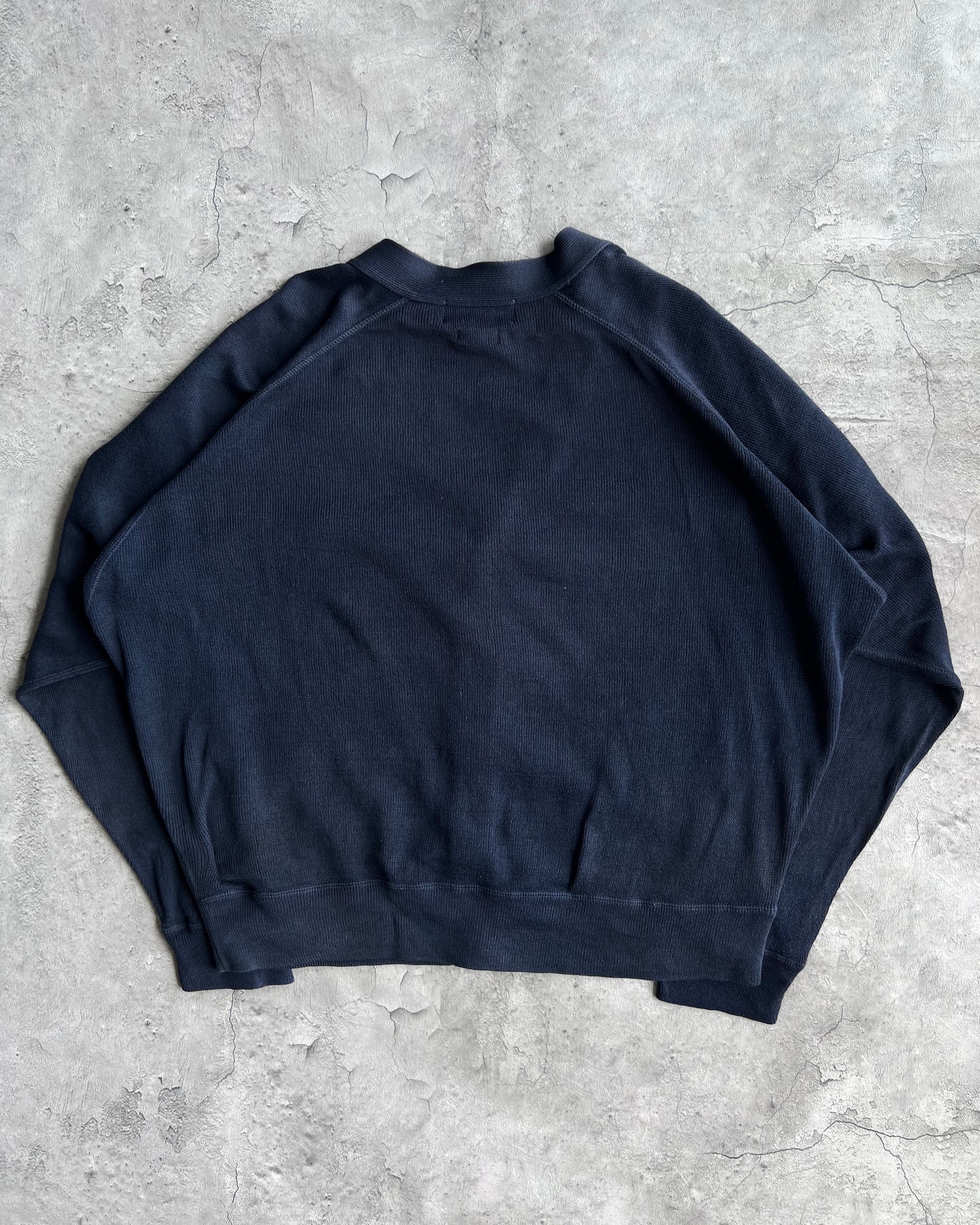 1980S POLO RALPH LAUREN KNITTED CARDIGAN (M)