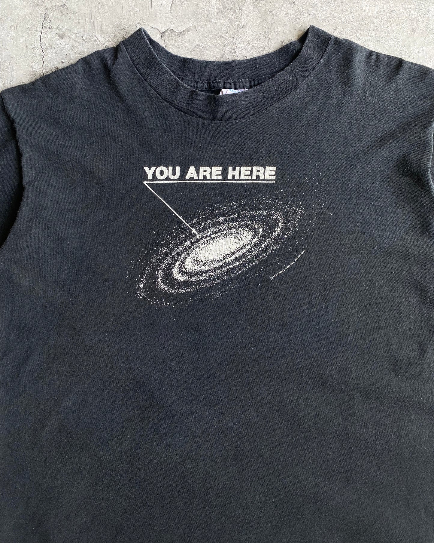 1981 'YOU ARE HERE' SINGLE STITCH TEE (XL)