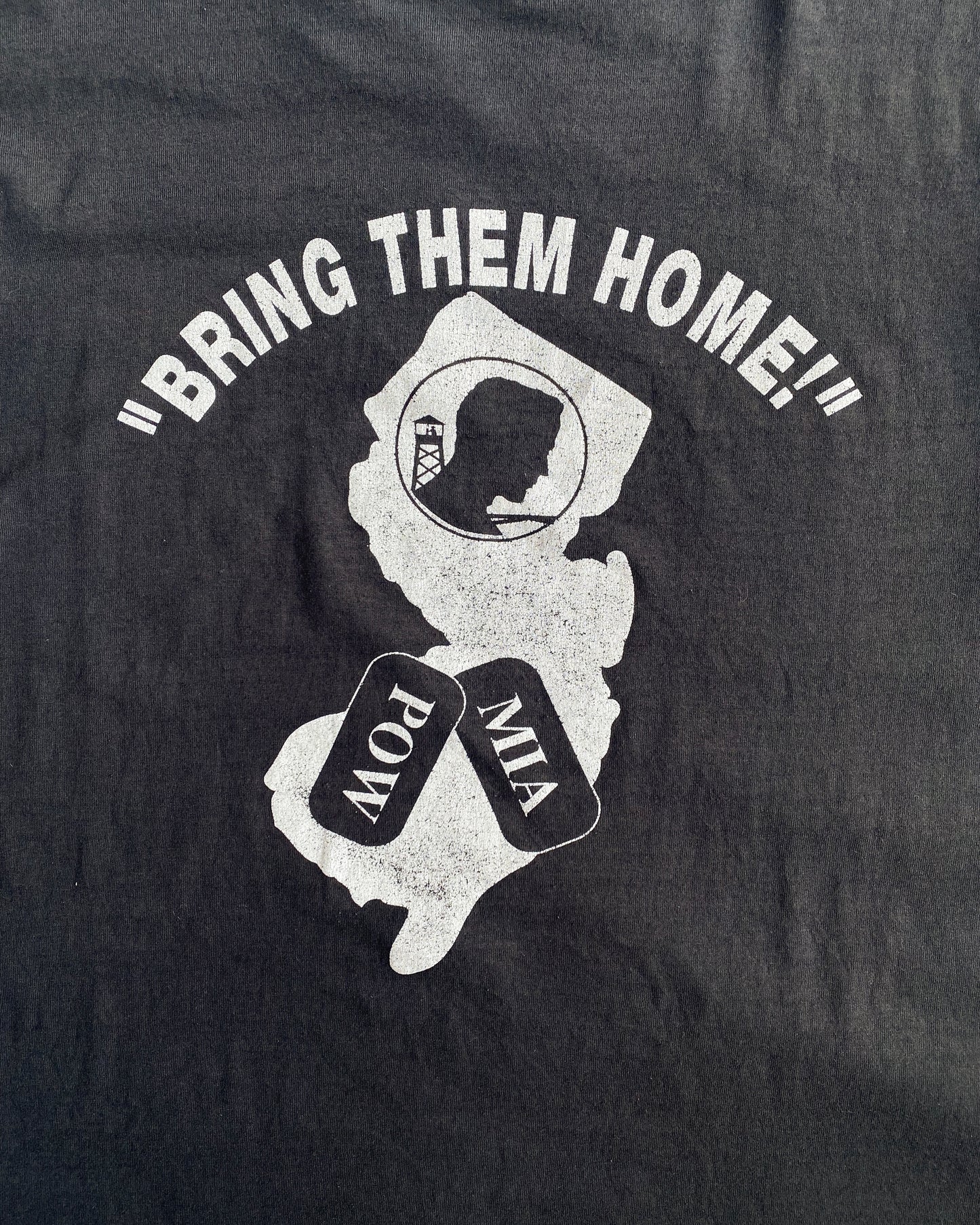 1992 'POW MIA' SINGLE STITCH TEE (XL)