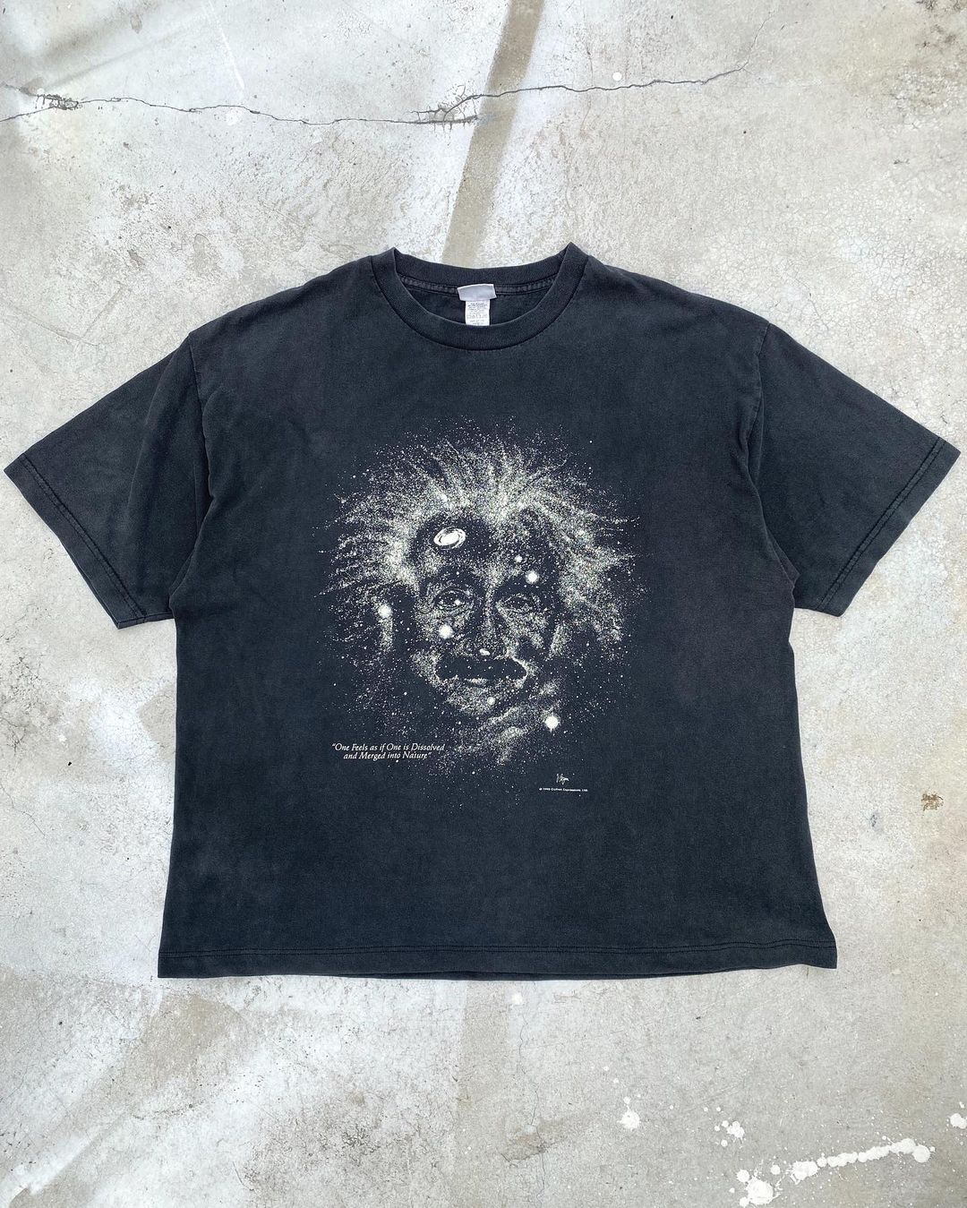 1993 Albert Einstein Glow in the Dark Tee