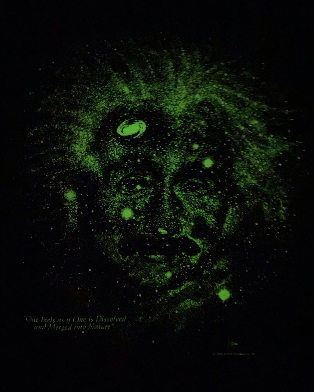 1993 Albert Einstein Glow in the Dark Tee