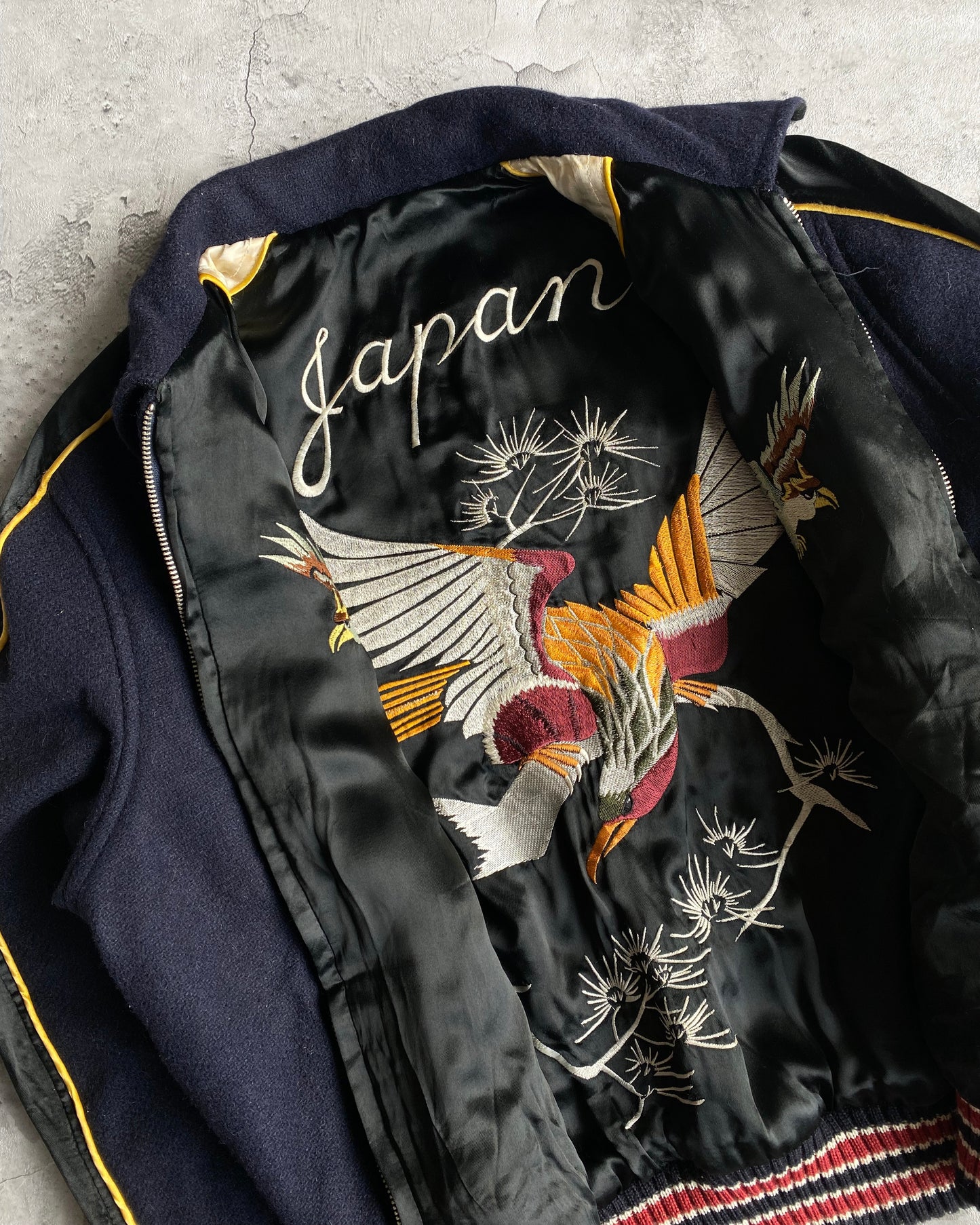 1990S/2000S REVERSIBLE VARSITY/SUKAJAN JACKET (M)