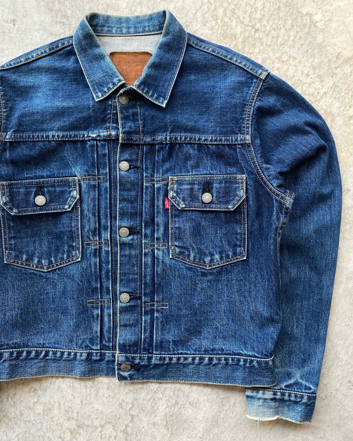 1990S BIG E LEVI'S TYPE II SELVEDGE DENIM JACKET (S-L)