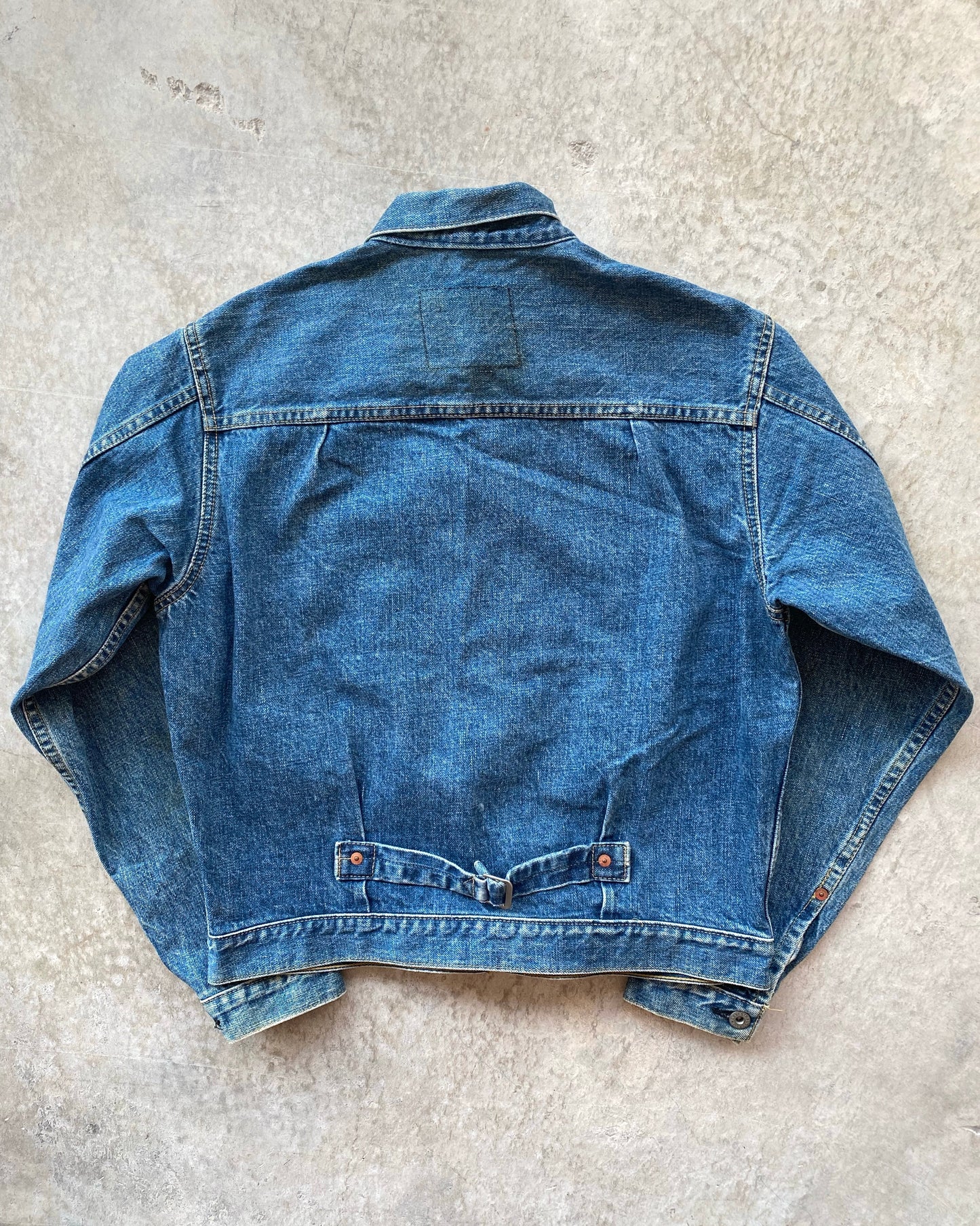 1990S BIG E LEVI'S TYPE I SELVEDGE DENIM JACKET (S/M)