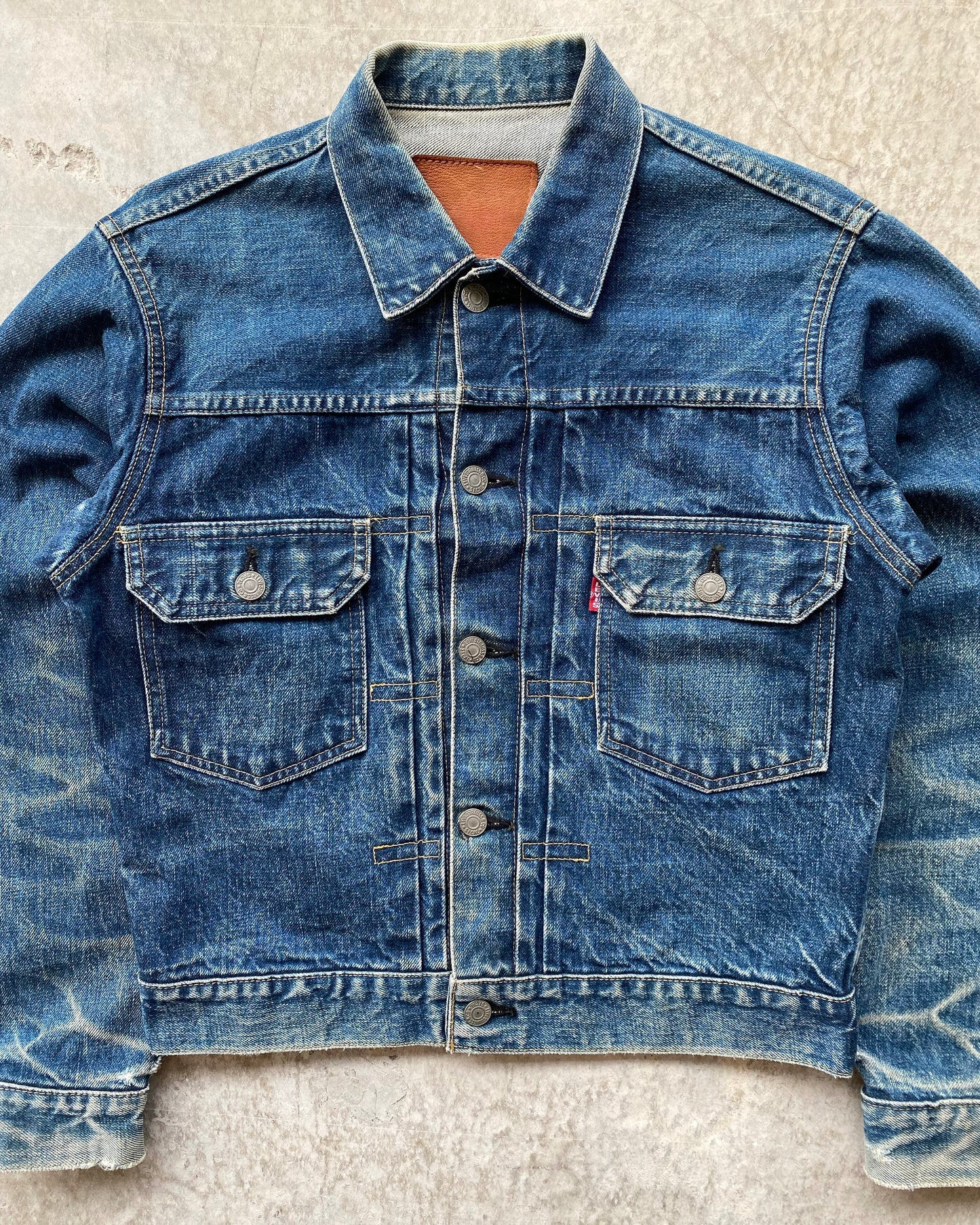 1990S BIG E LEVI'S TYPE II DENIM JACKET (S/M)