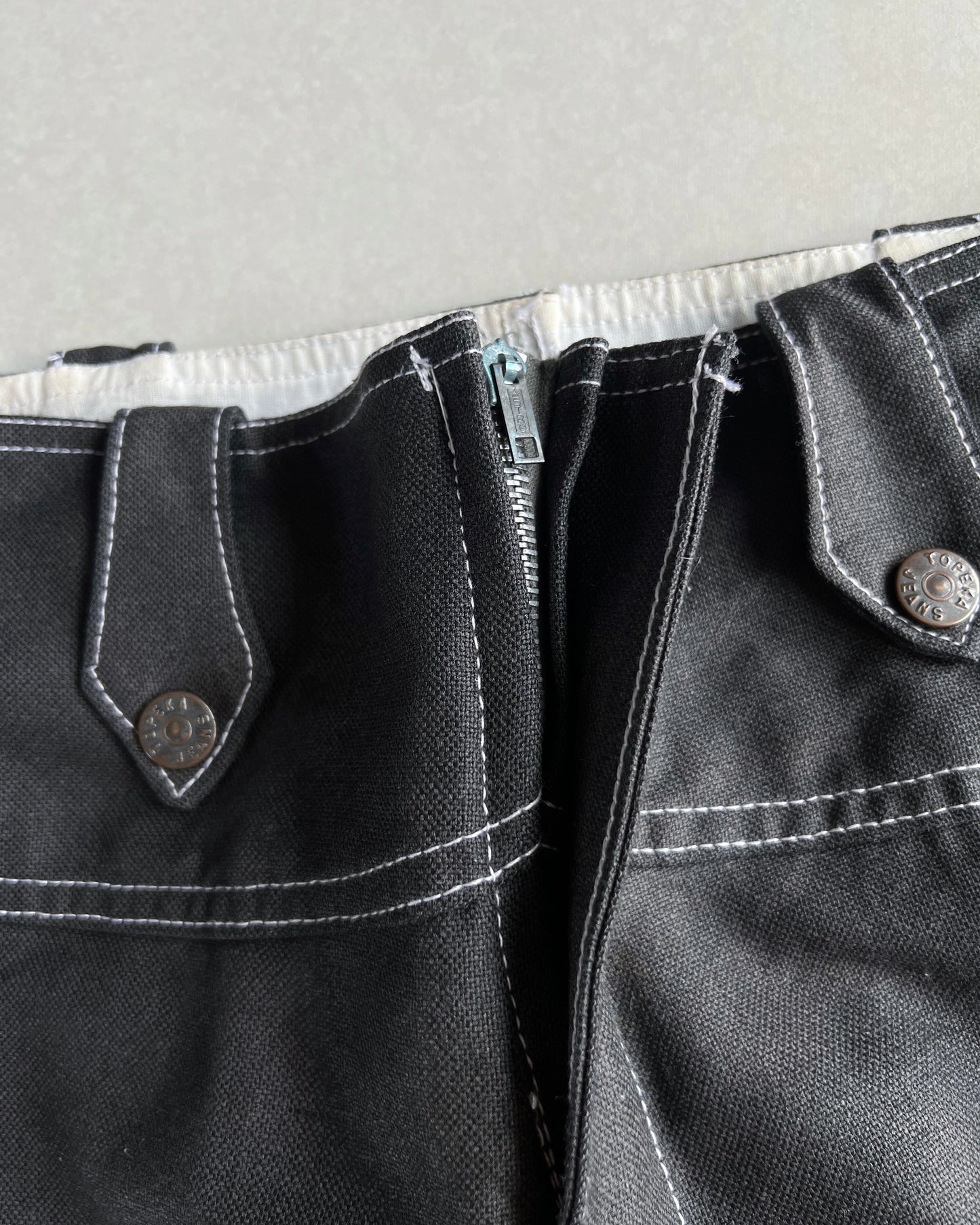 1970S TOPEKA RAYON BOOTCUT TROUSERS (32X32)