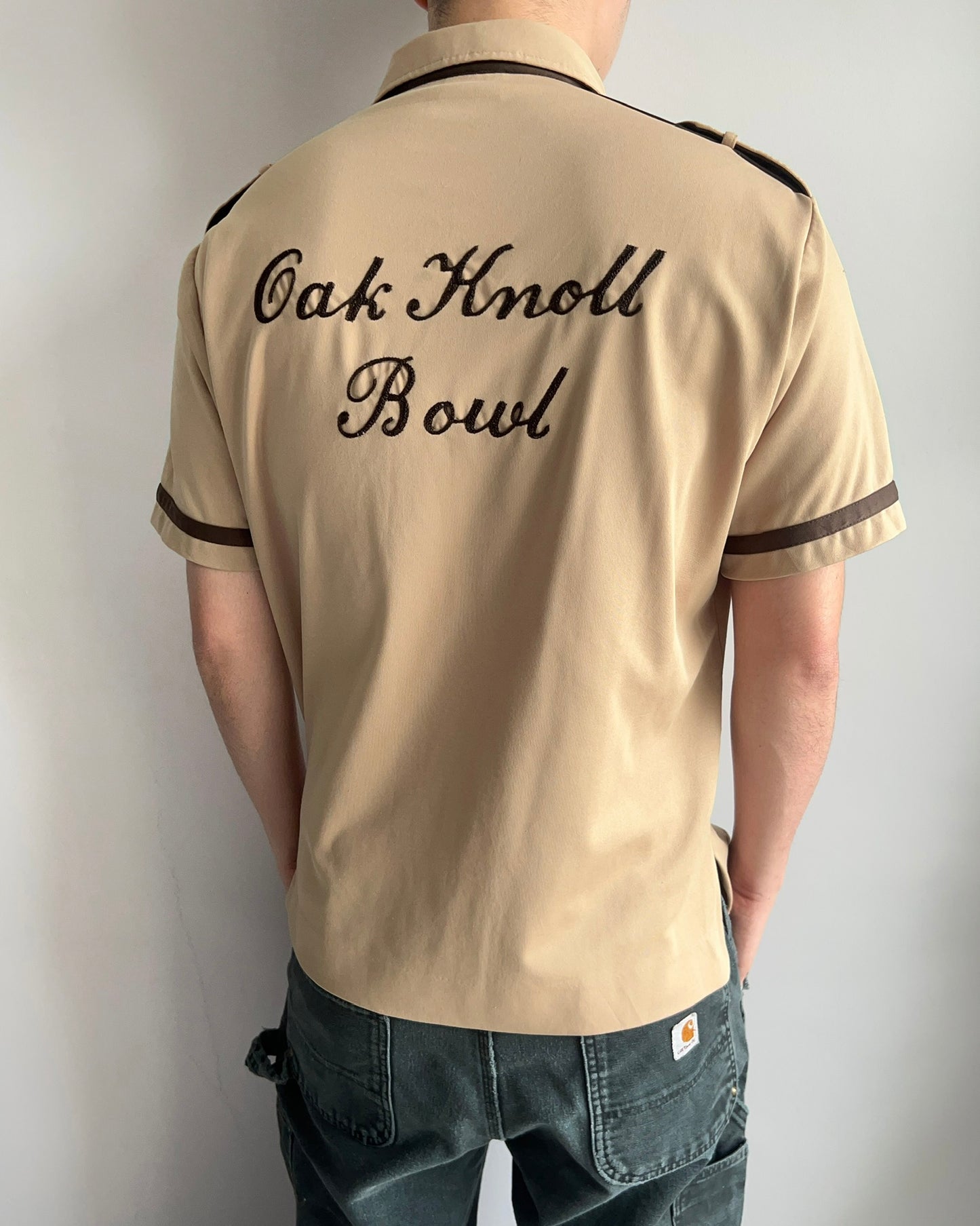 1970S 'OAK KNOLL BOWL' KING LOUIE BOWLING POLO (M)