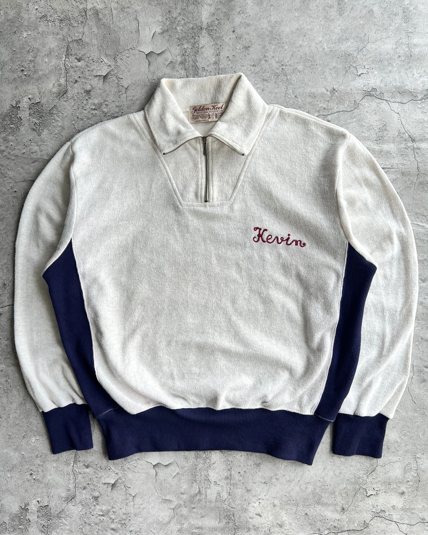 1990S/2000S 'ELLIMOZ VILLAGE' QUARTER ZIP SWEATSHIRT (S-L)