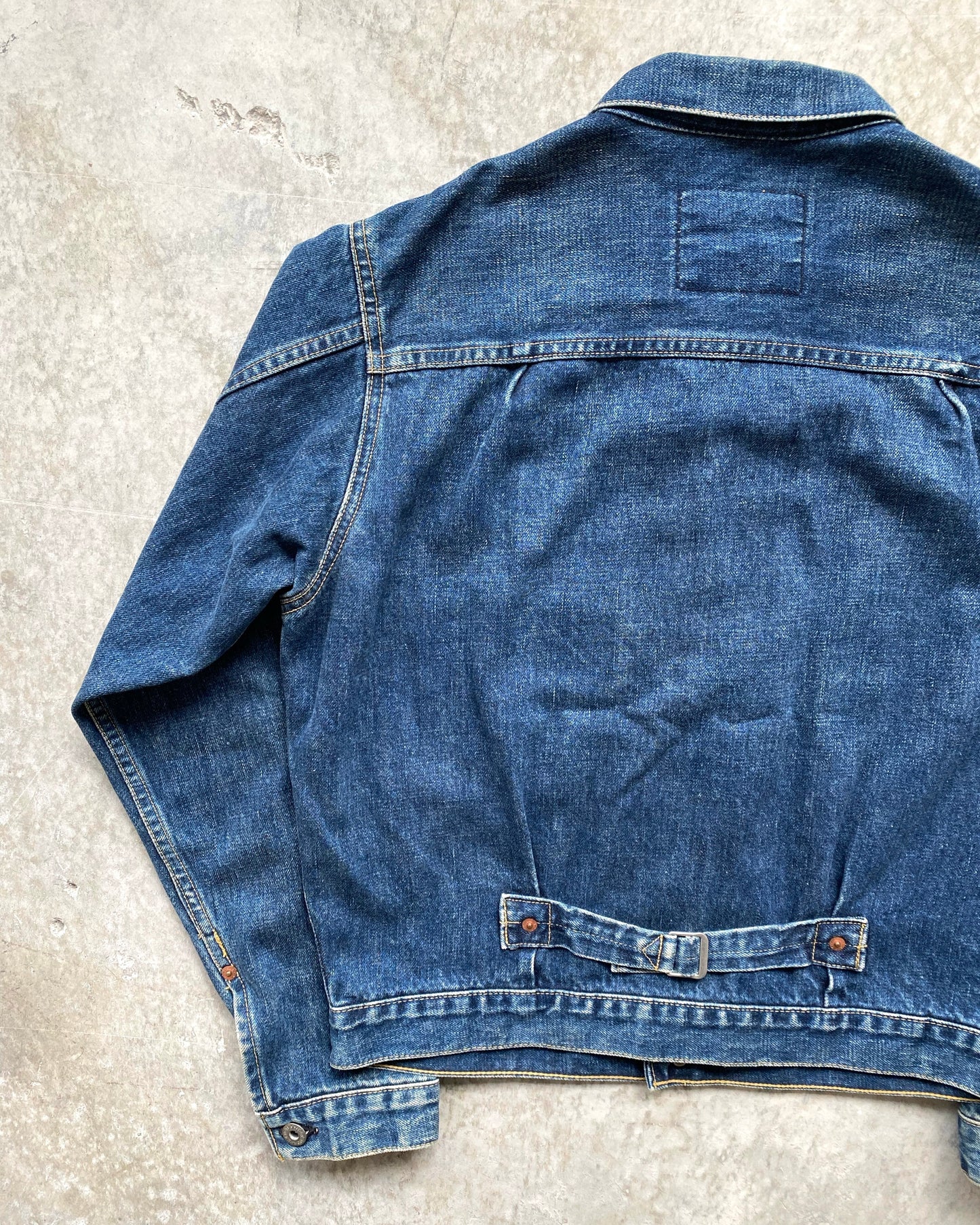1990S DARK WASHED LEVI'S BIG E TYPE I DENIM JACKET