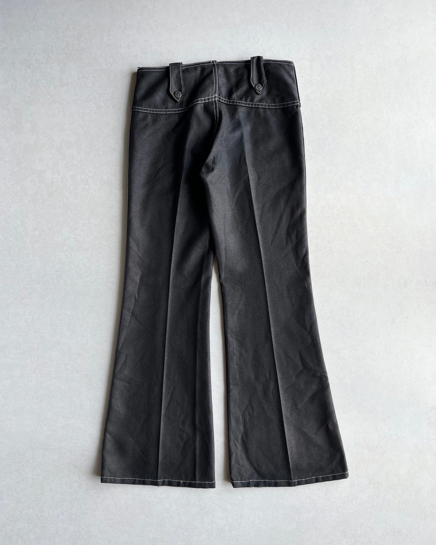 1970S TOPEKA RAYON BOOTCUT TROUSERS (32X32)