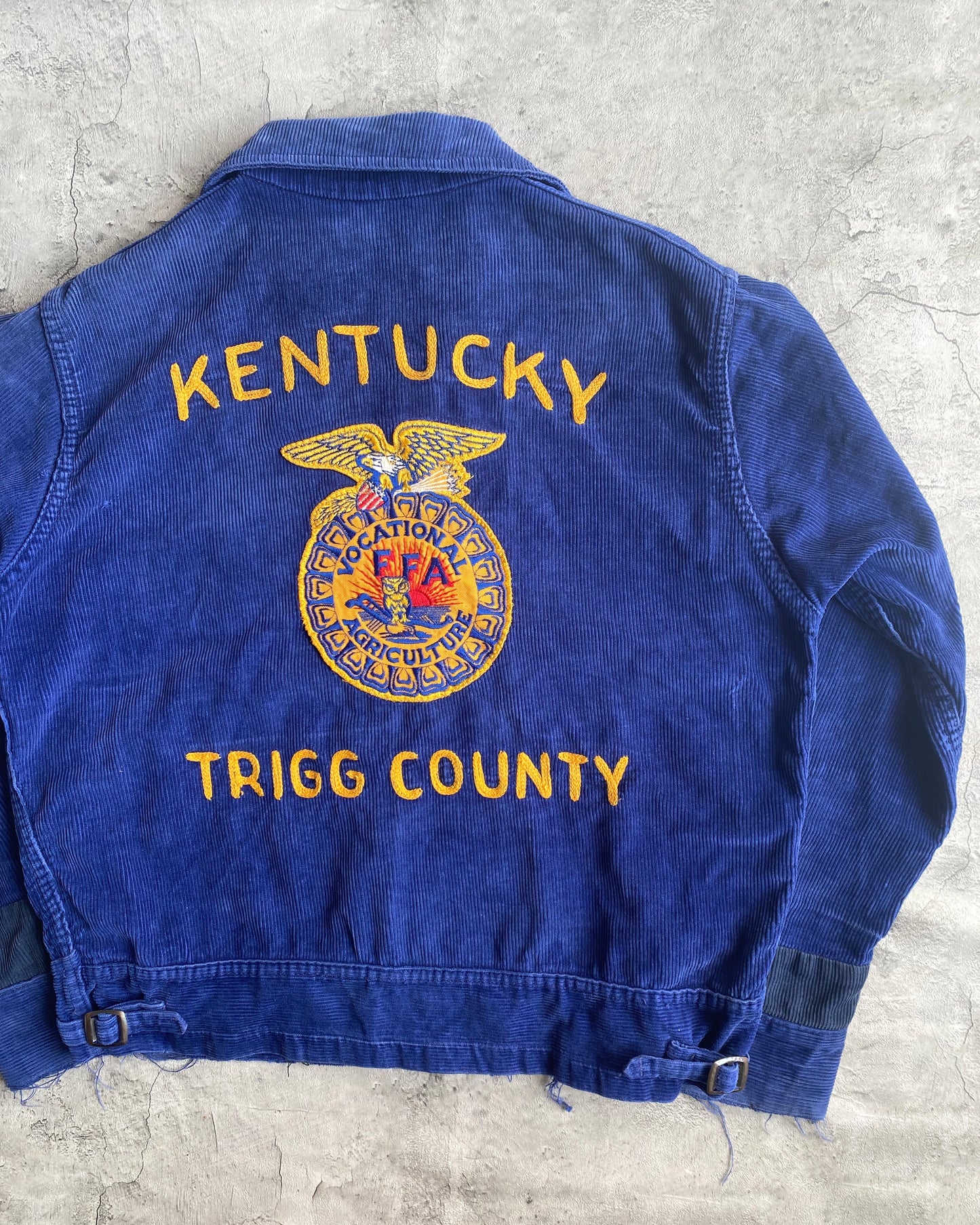 1960S 'KENTUCKY TRIGG COUNTY' FFA CORDUROY JACKET (S-L)