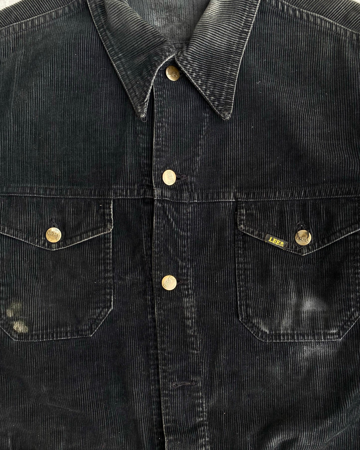 1970S SUN FADED LEE CORDUROY TRUCKER JACKET (S-L)