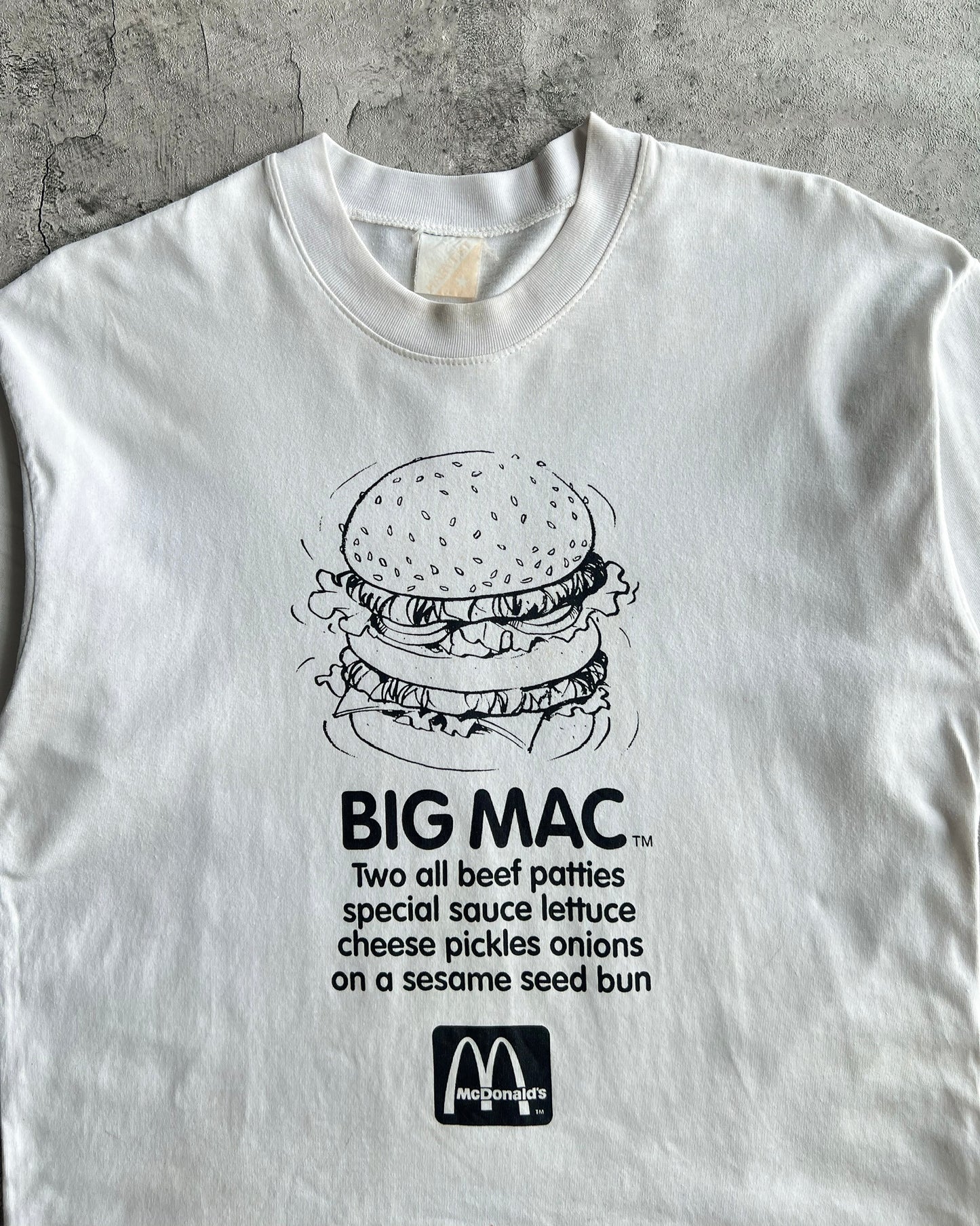 1990S BIG MAC MCDONALD SINGLE STITCH TEE (L)