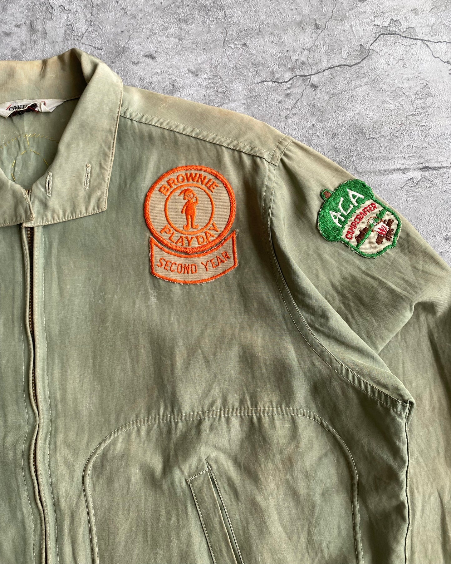 1950S PATCHES SCOUT CAMPING JACKETS (S-L)