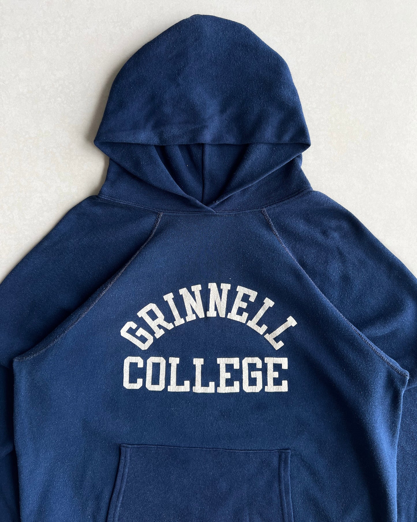 1960S 'GRINNELL COLLEGE' RAGLAN HOODIE (S-L)
