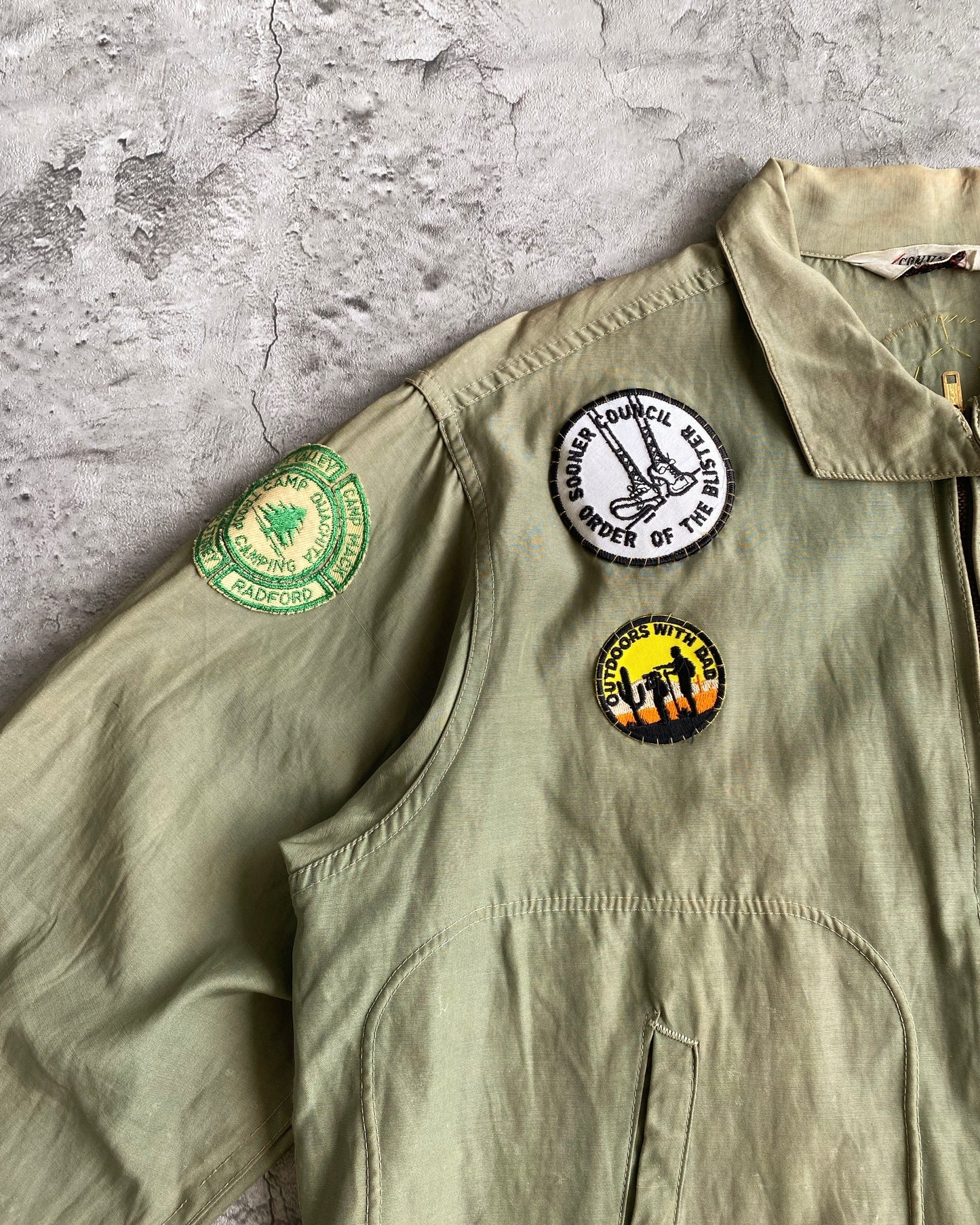 1950S PATCHES SCOUT CAMPING JACKETS (S-L)