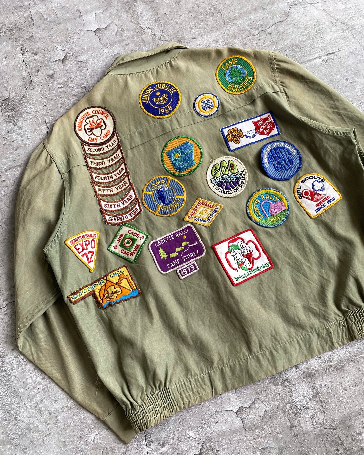 1950S PATCHES SCOUT CAMPING JACKETS (S-L)