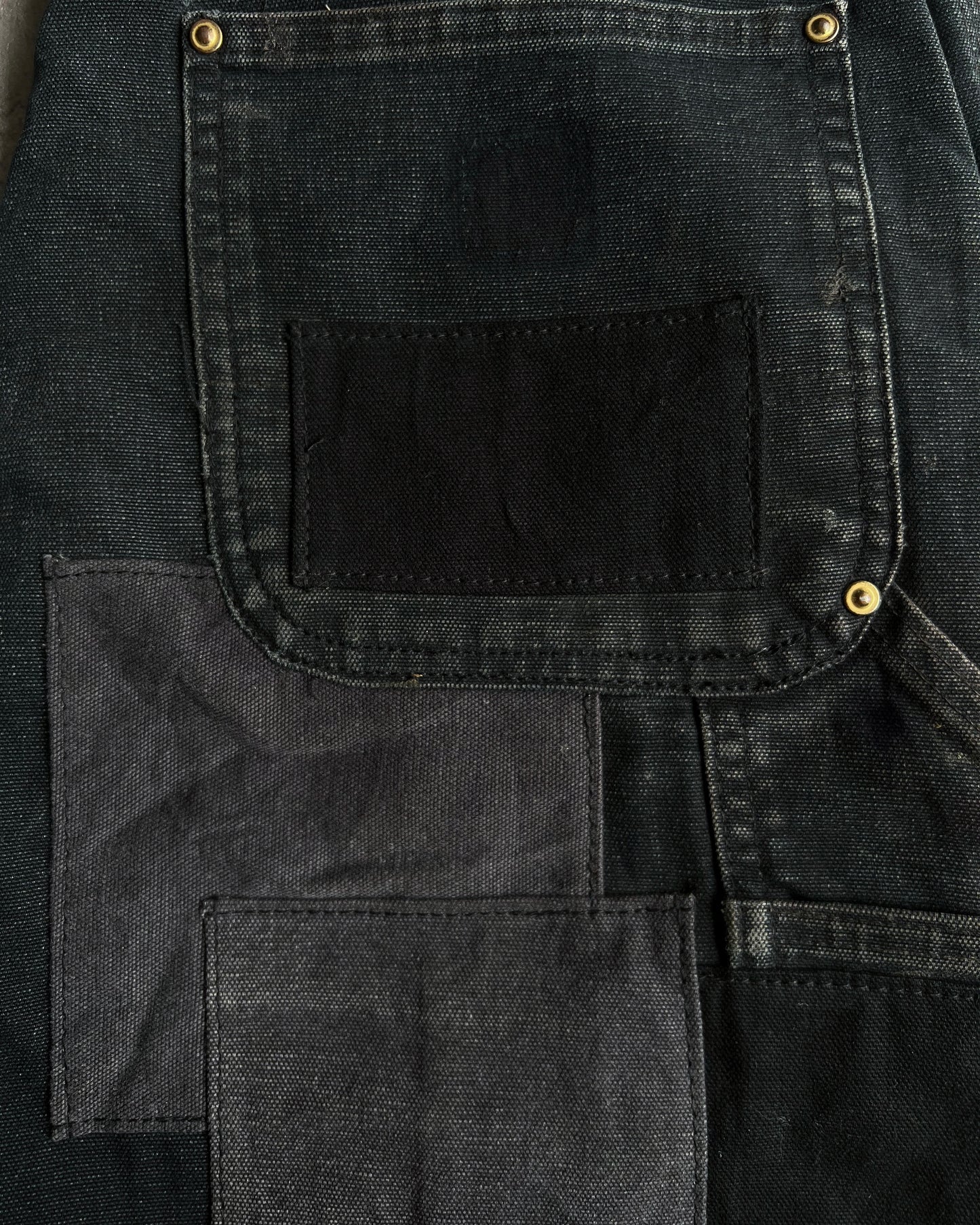 1990S REWORKED CARHARTT PATCHWORK DOUBLE KNEE PANTS (34X32)