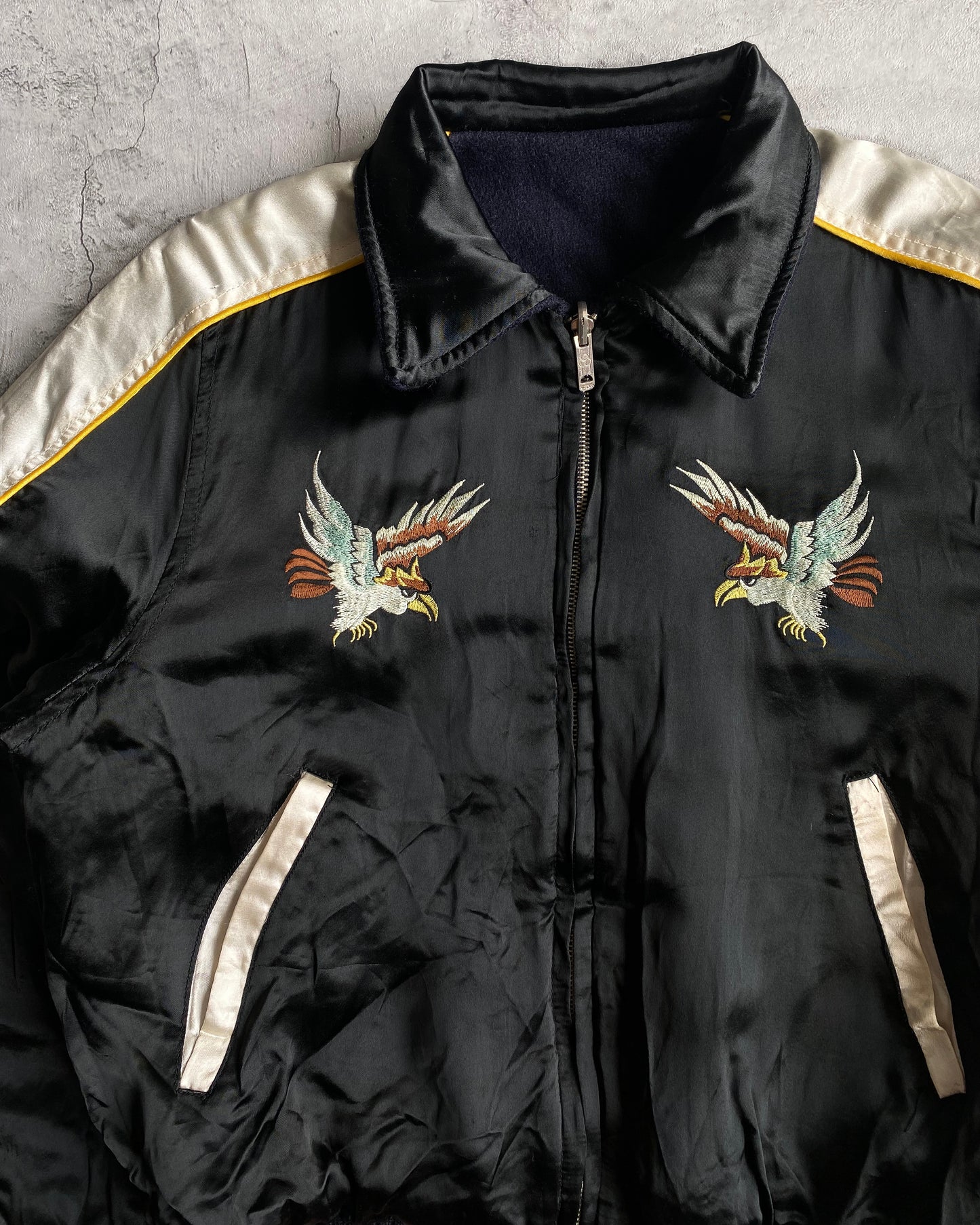 1990S/2000S REVERSIBLE VARSITY/SUKAJAN JACKET (M)