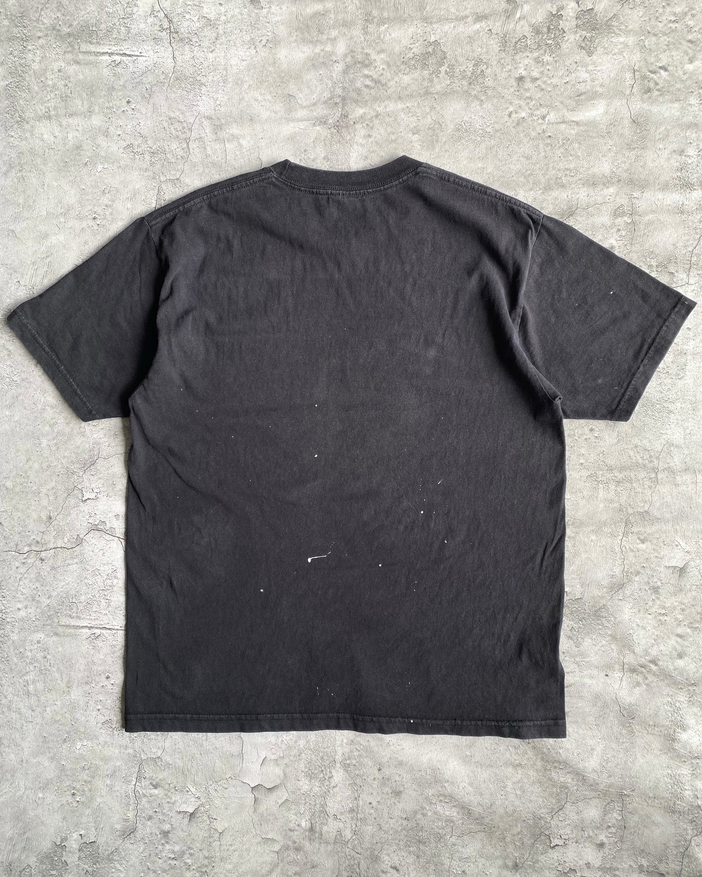 1990S BLACK PAINTED BLANK TEE (M/L)