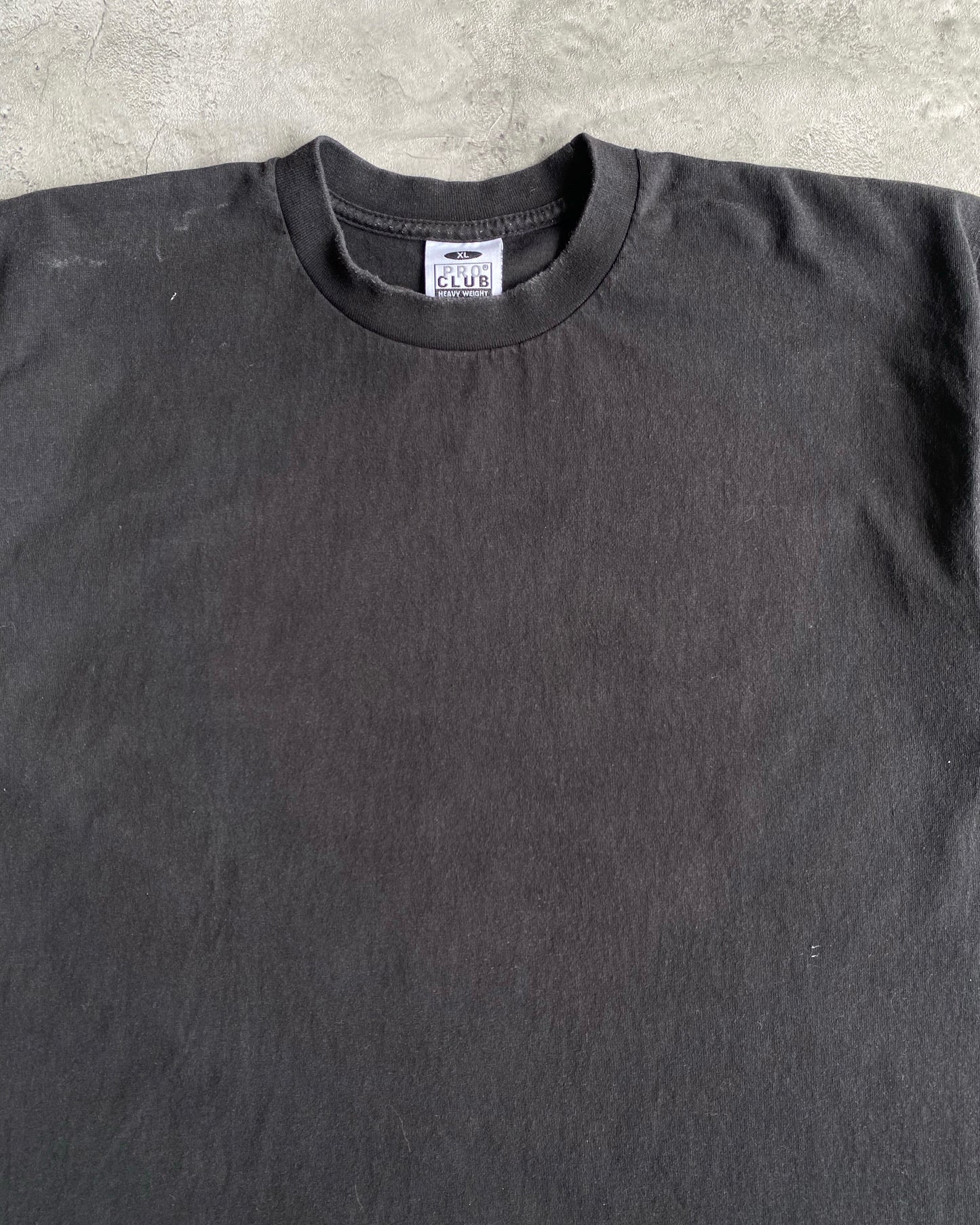 1990S BLACK BLANK TEE (L/XL)