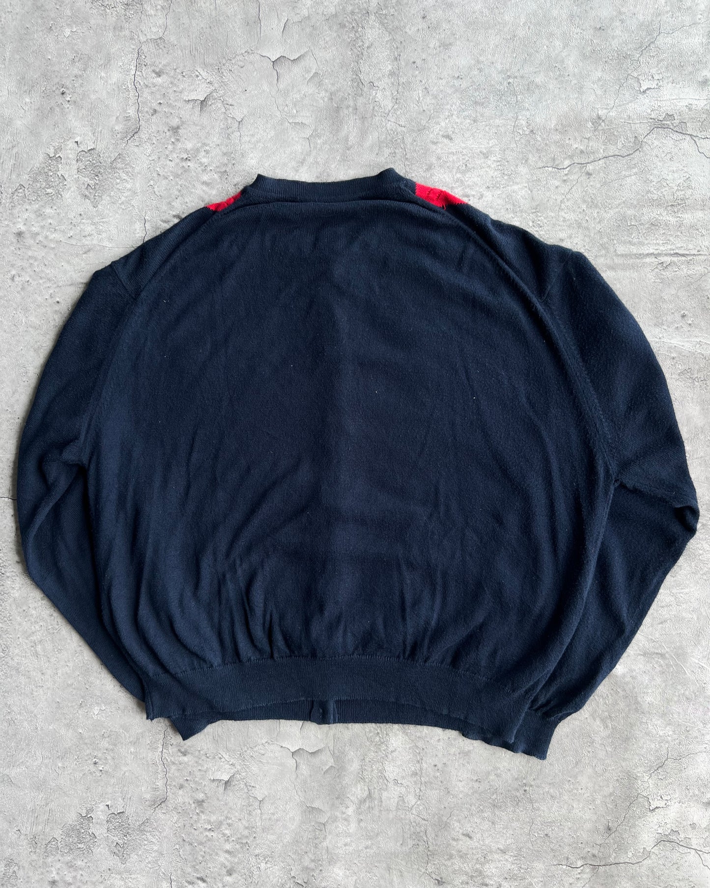 1980S BURBERRY KNITTED BUTTON-UP CARDIGAN (M/L)