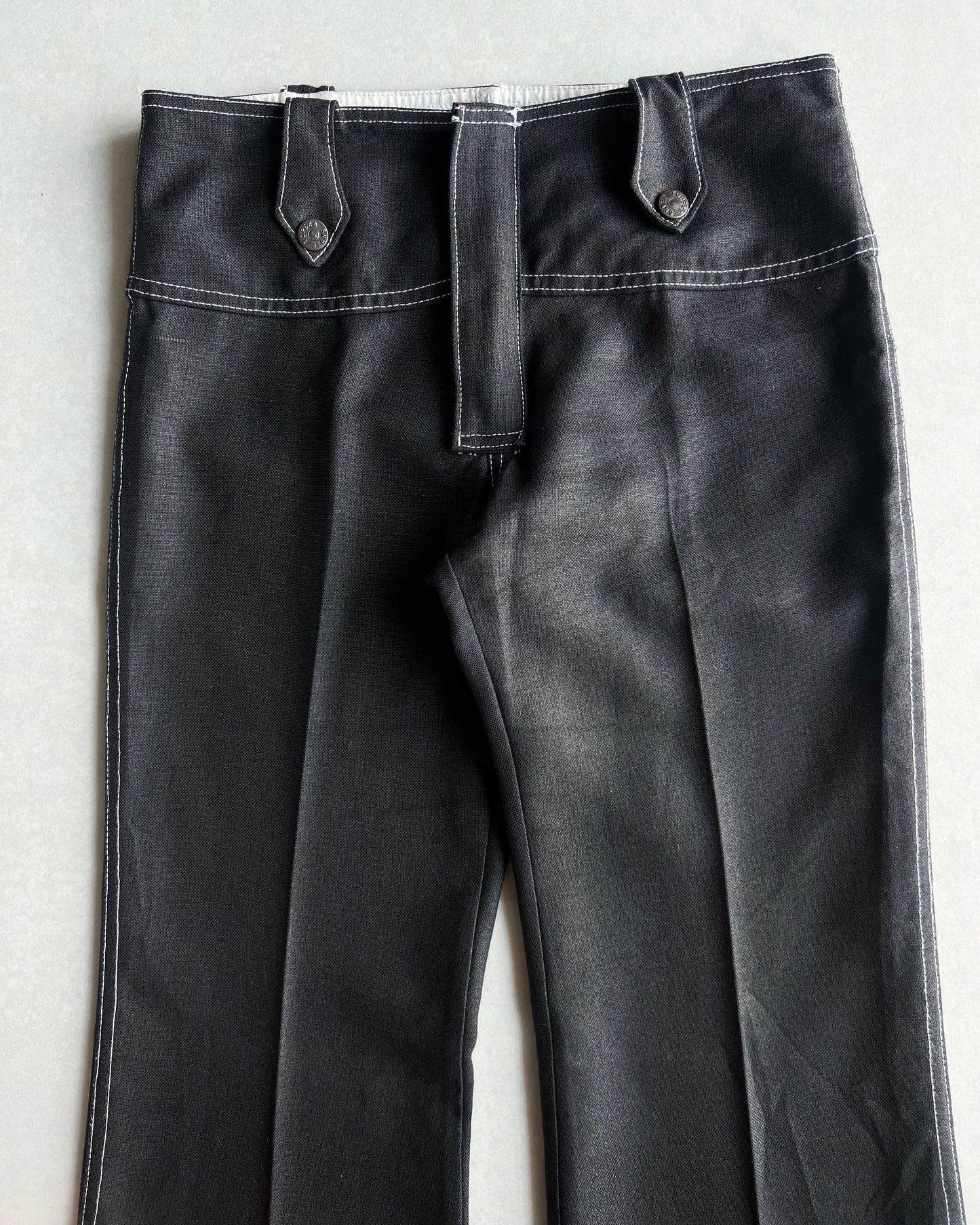1970S TOPEKA RAYON BOOTCUT TROUSERS (32X32)