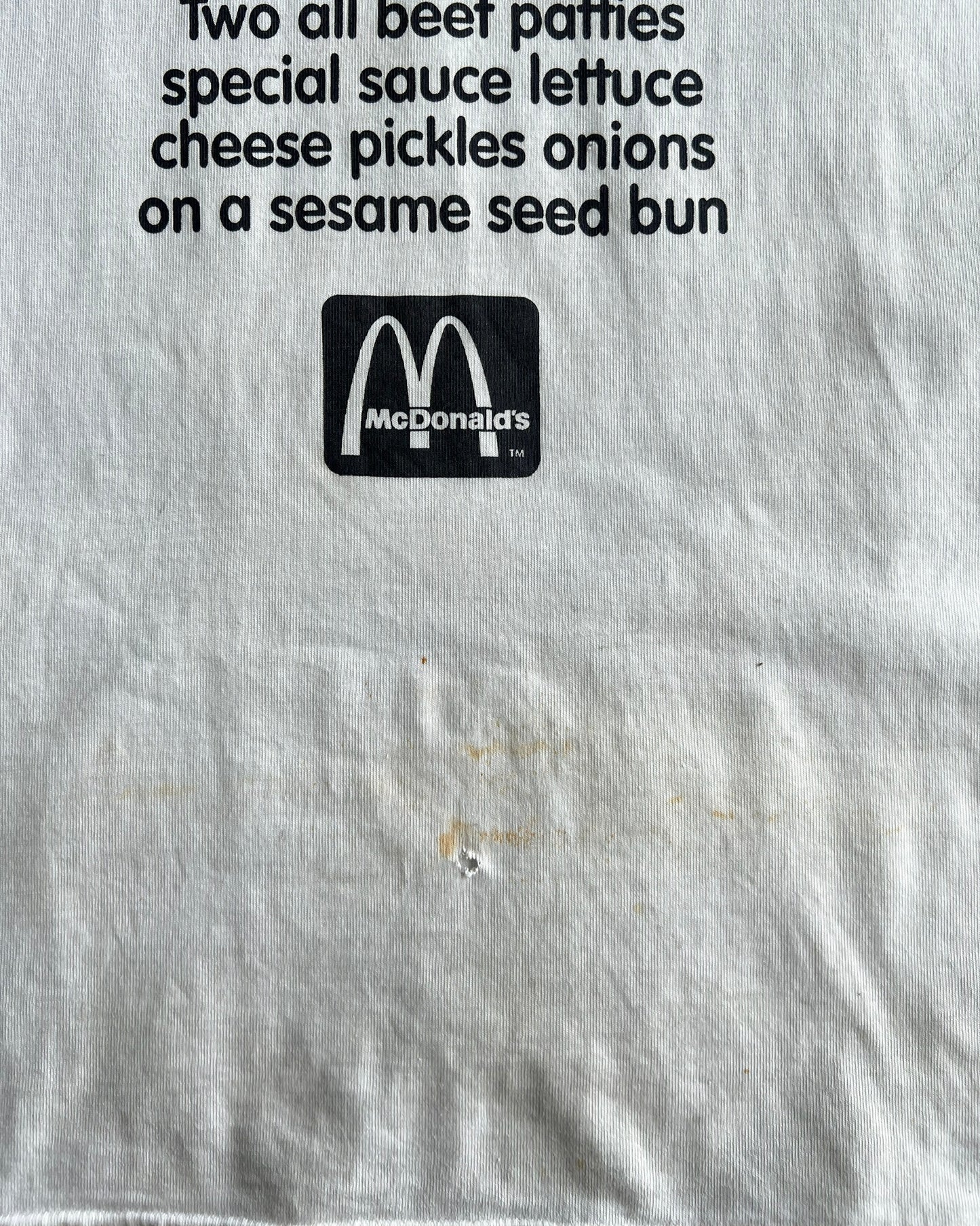 1990S BIG MAC MCDONALD SINGLE STITCH TEE (L)