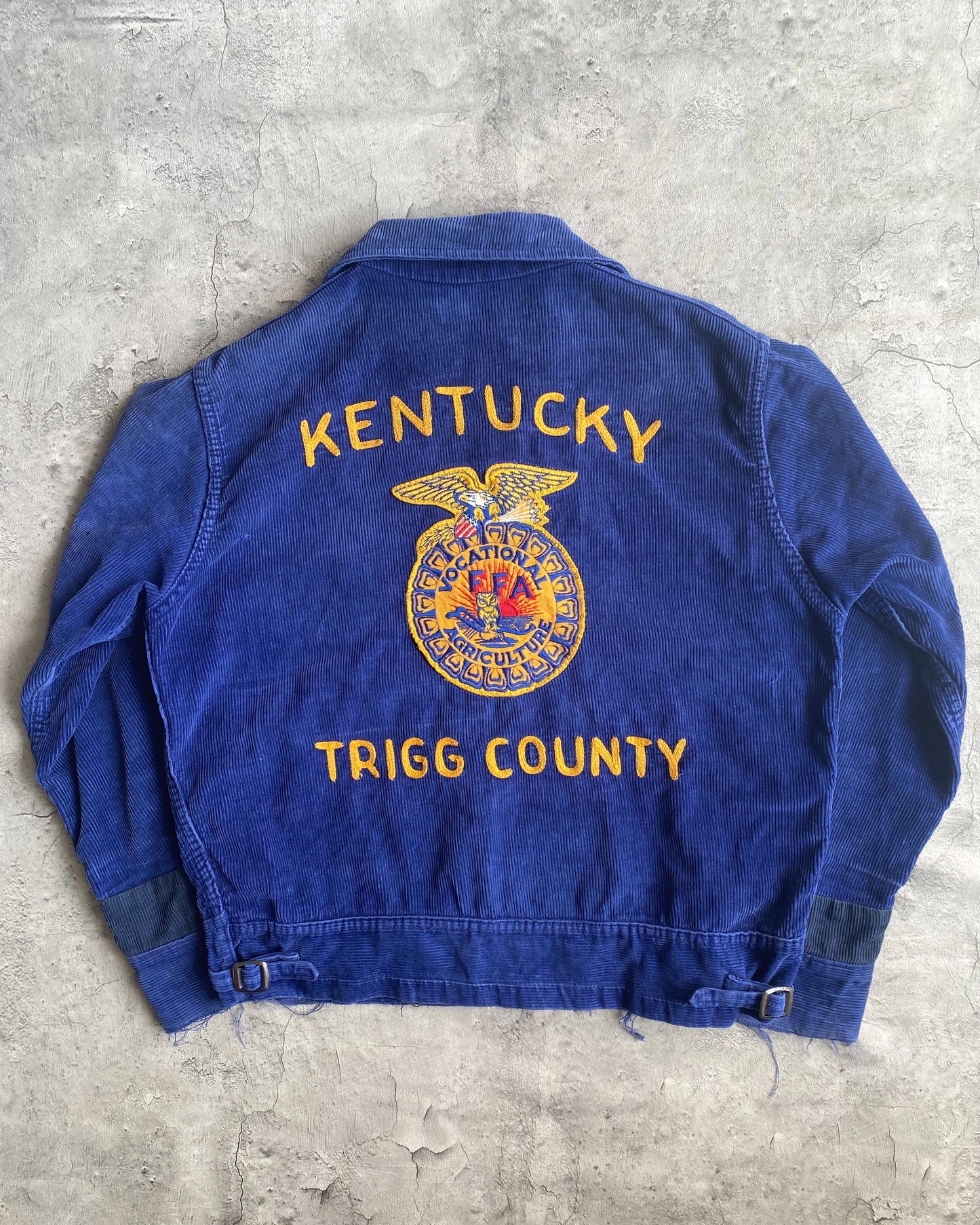 1960S 'KENTUCKY TRIGG COUNTY' FFA CORDUROY JACKET (S-L)
