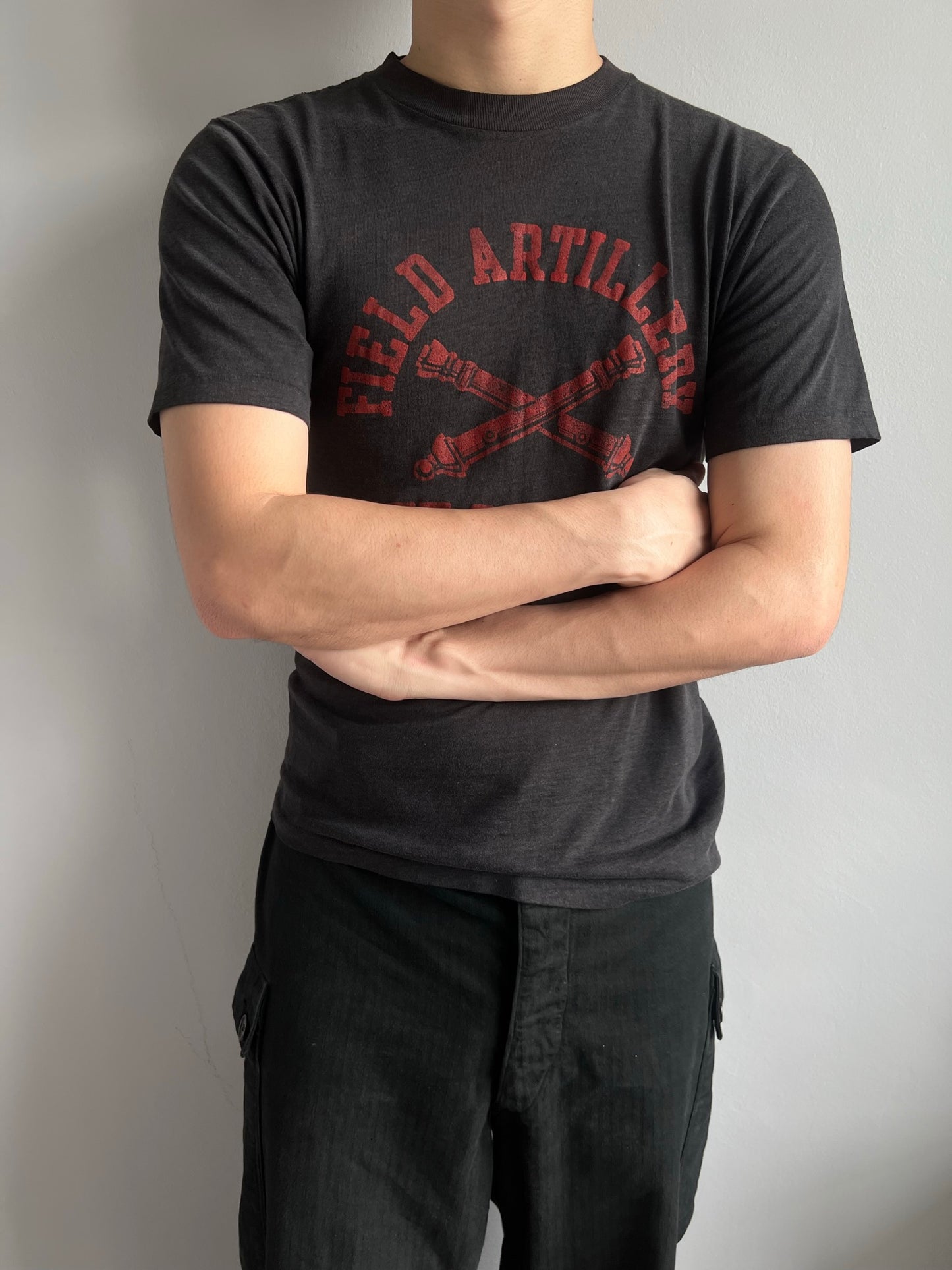 1980S 'FIELD ARTILLERY FT.SILL,OK.' SINGLE STITCH TEE (M)