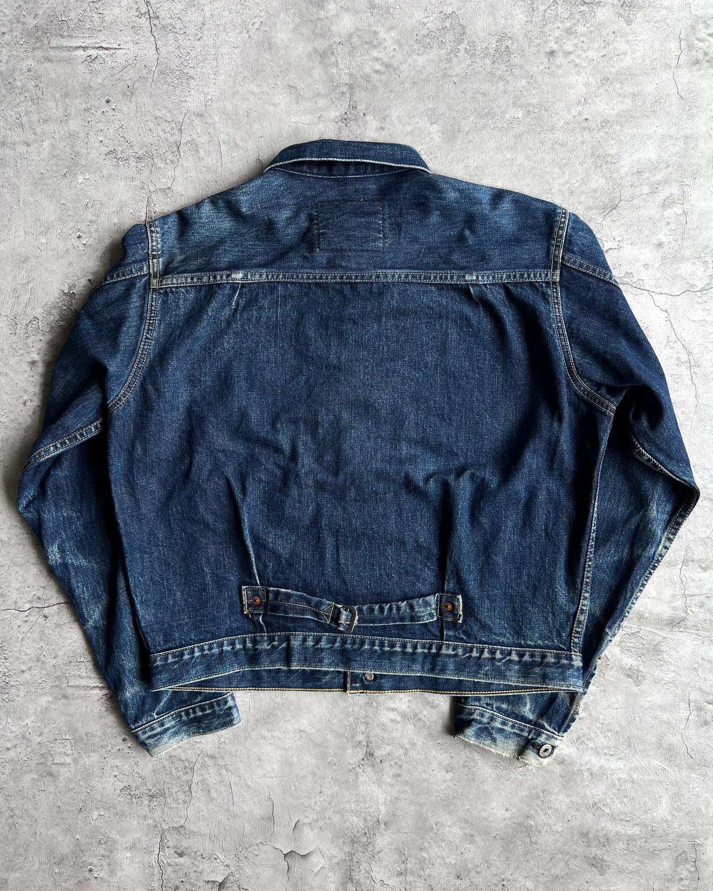 1990S DARK WASHED BIG E LEVI'S TYPE I DENIM JACKET (M/L)