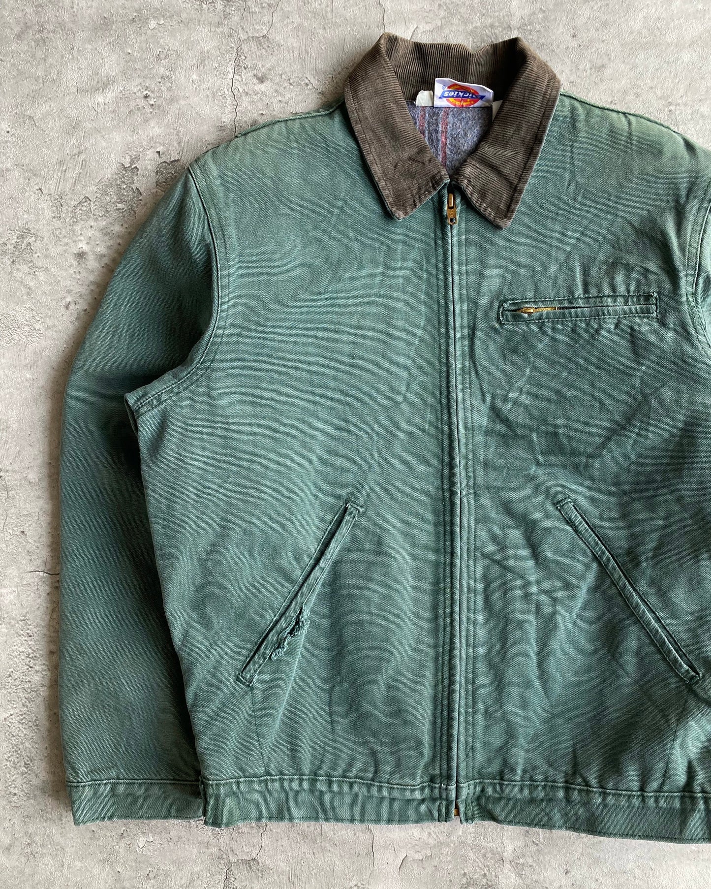 1990S DICKIES CANVAS WORK JACKET (M/L)