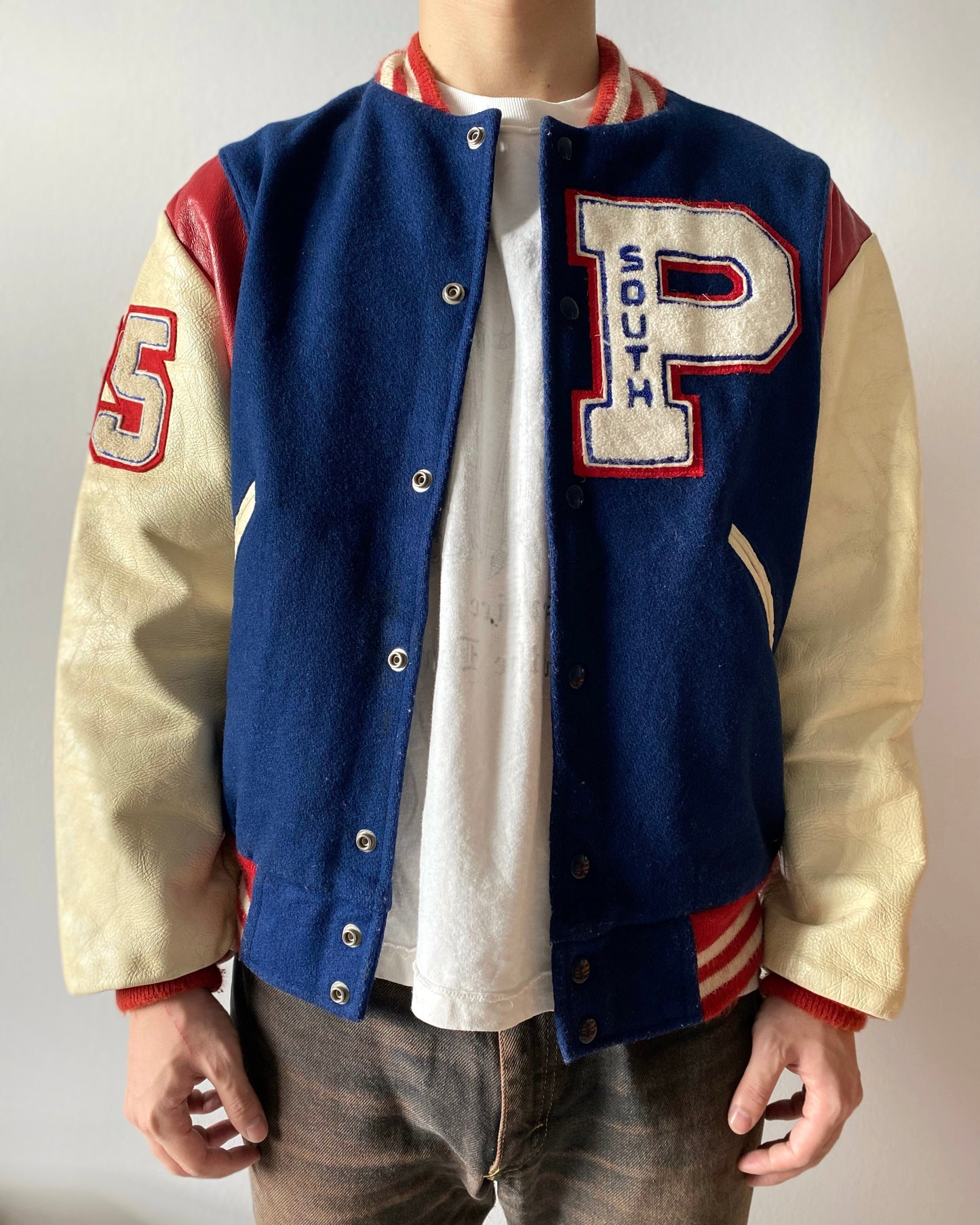 1985 'P SOUTH ' LETTERMAN VARSITY JACKETS (M-XL)