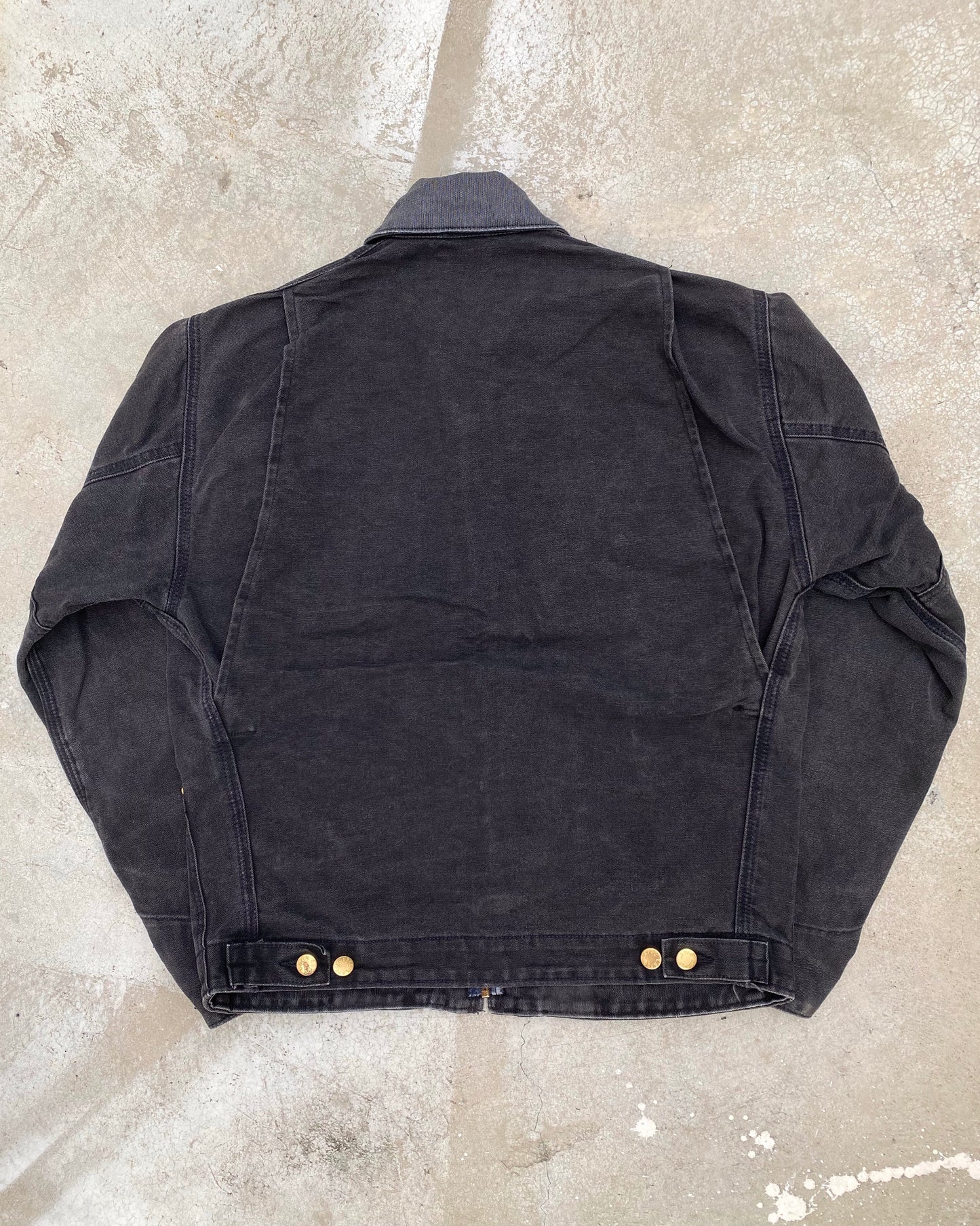1990S FADED BLACK LAPCO WORK JACKET (M/L)