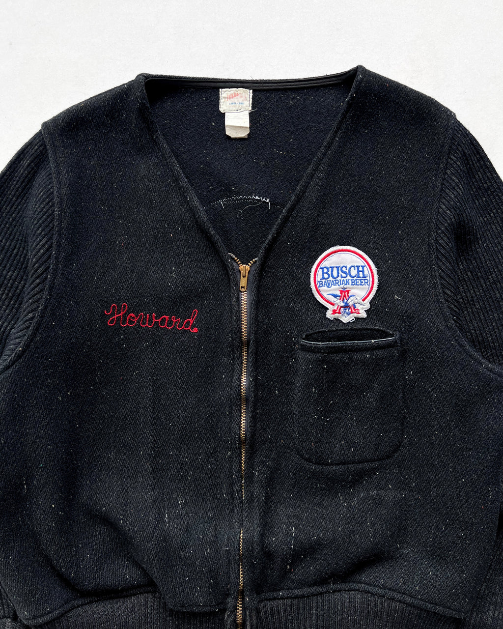 1950S UNITOG 'BUSCH BAVARIAN BEER' DELIVERY WORKER JACKET (L)