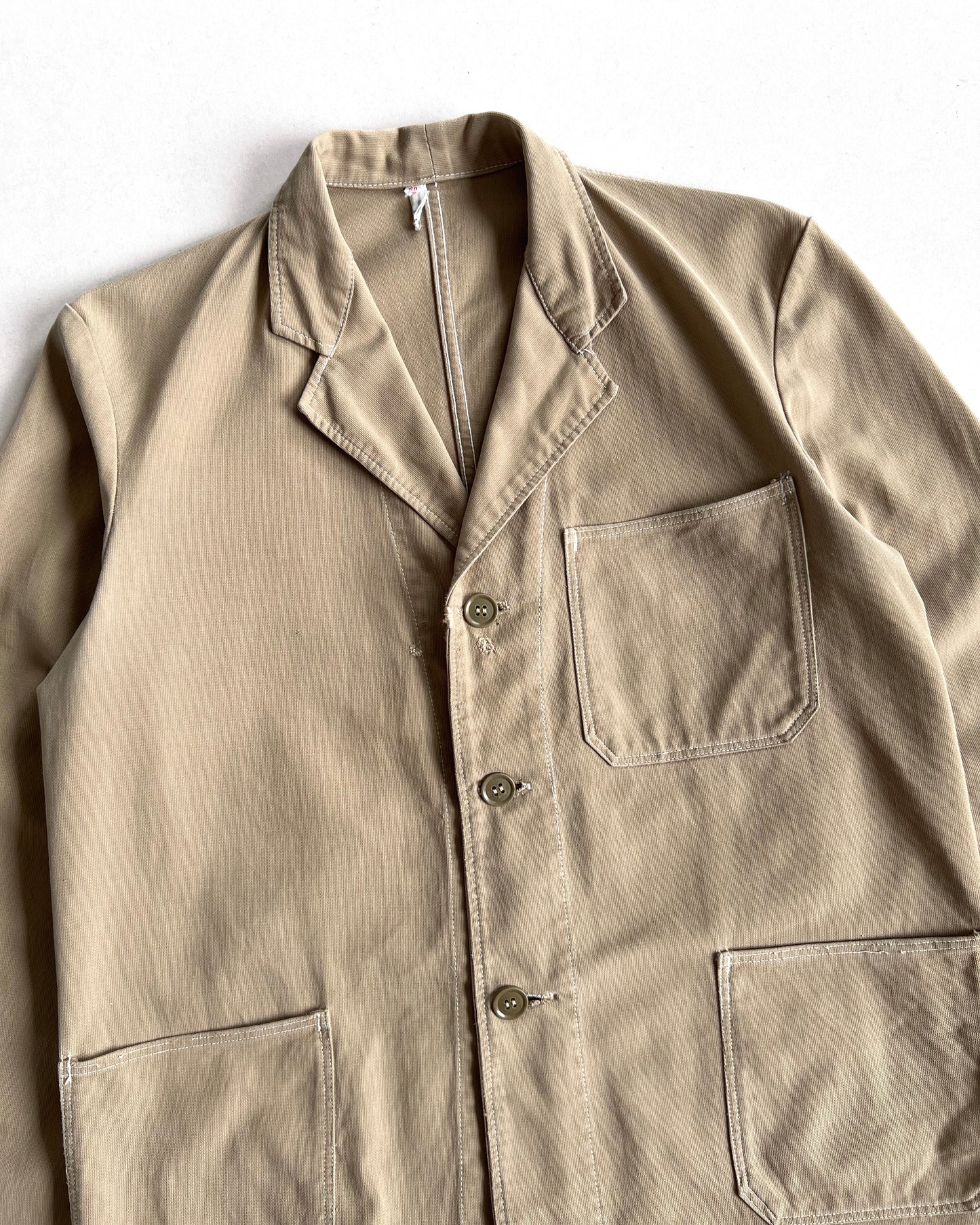 1960S EUROPE WORK CHORE JACKET (L)