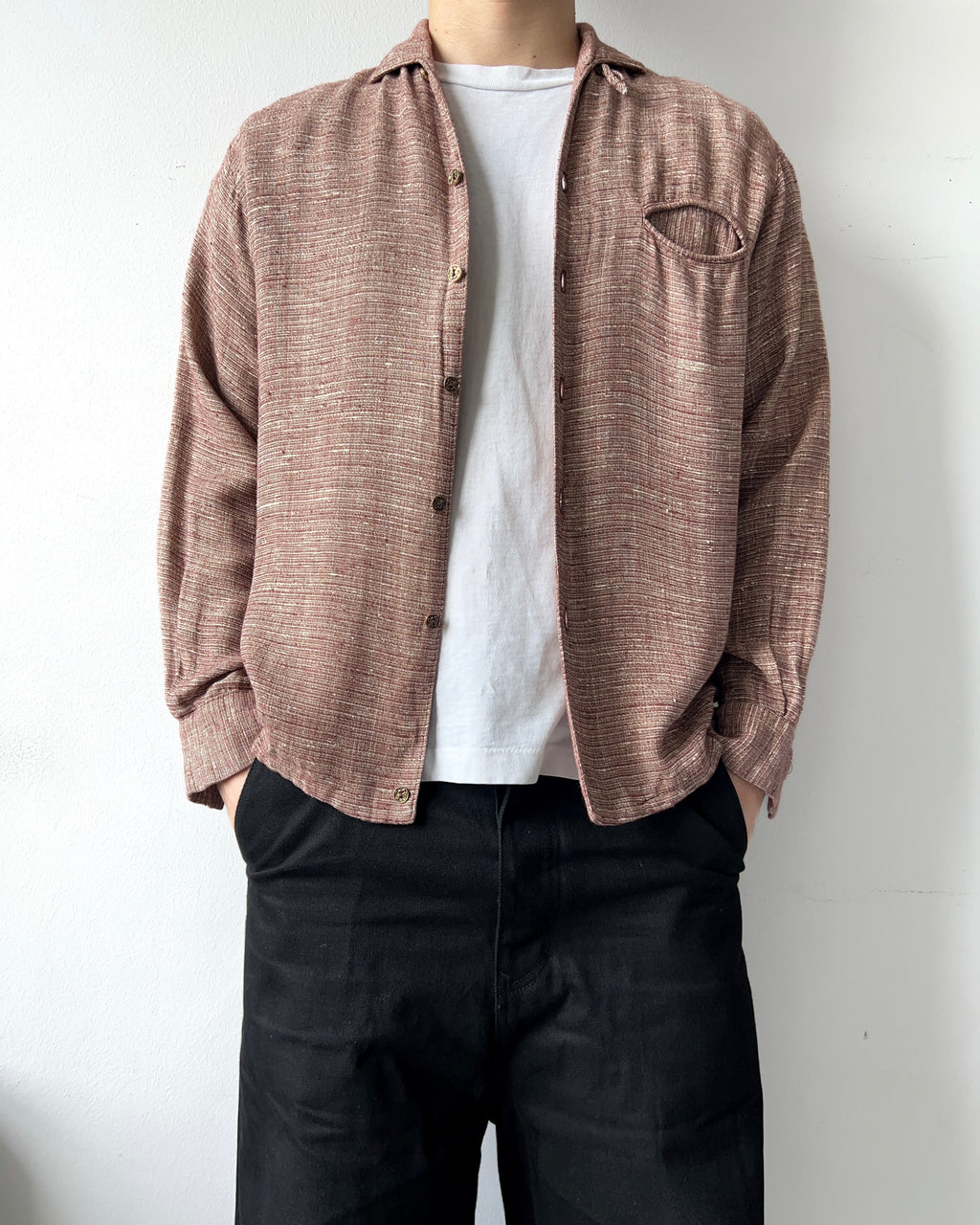 1960S MR. JACK CALIFORNIA LOOP COLLAR SHIRT (M)