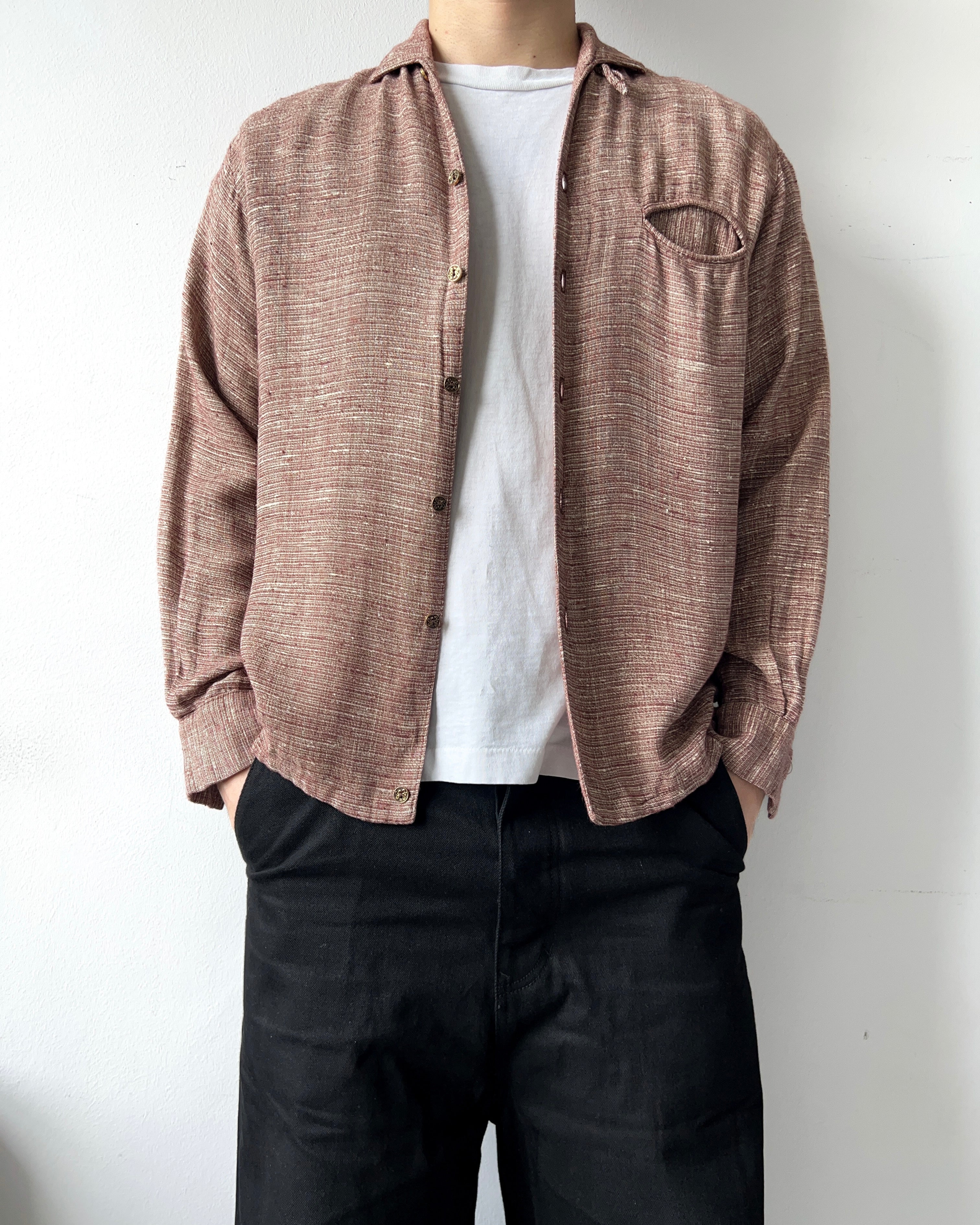 1960S MR. JACK CALIFORNIA LOOP COLLAR SHIRT (M)