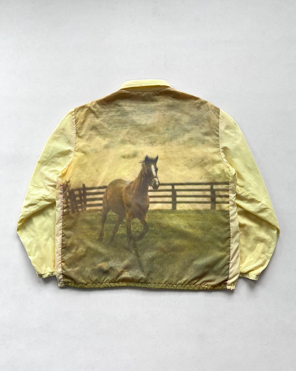 1970S JC PENNEY HORSE FULL PRINT JACKET (XL)