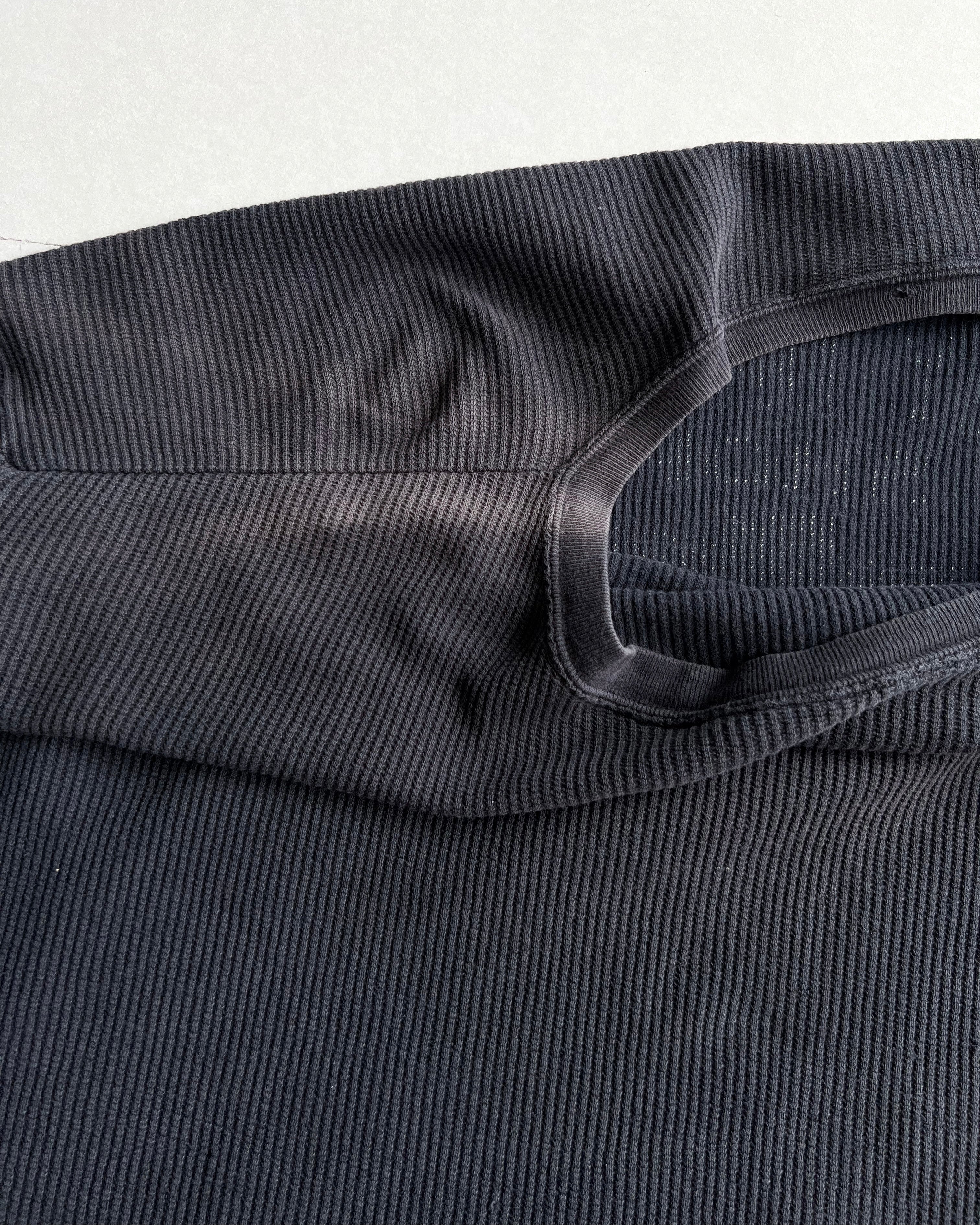 1990S SUN FADED HARLEY DAVIDSON WAFFLE KNIT SWEATER (L)