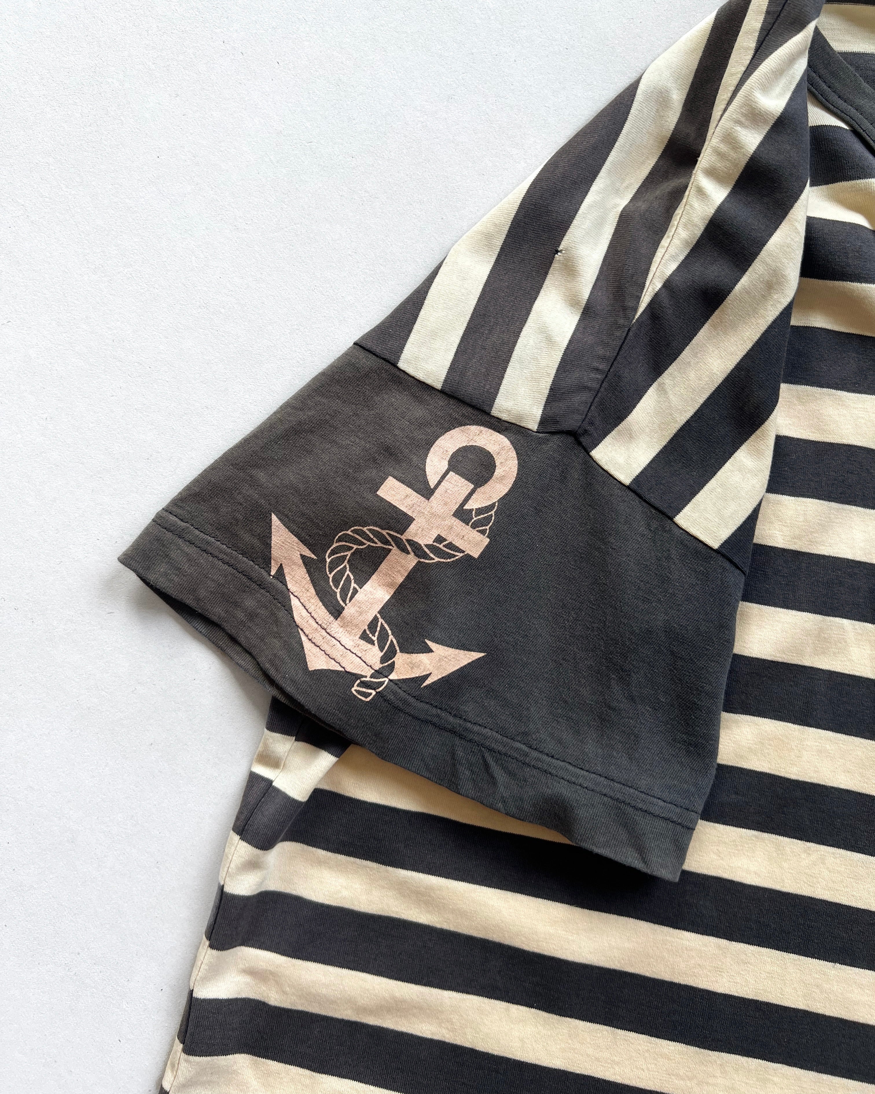 1980S HAI ISSEY MIYAKE STUDIO STRIPES TEE (L)