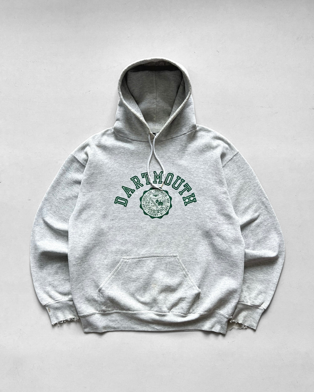 1990S GREY 'DARTHMOUTH' HOODIE (L)