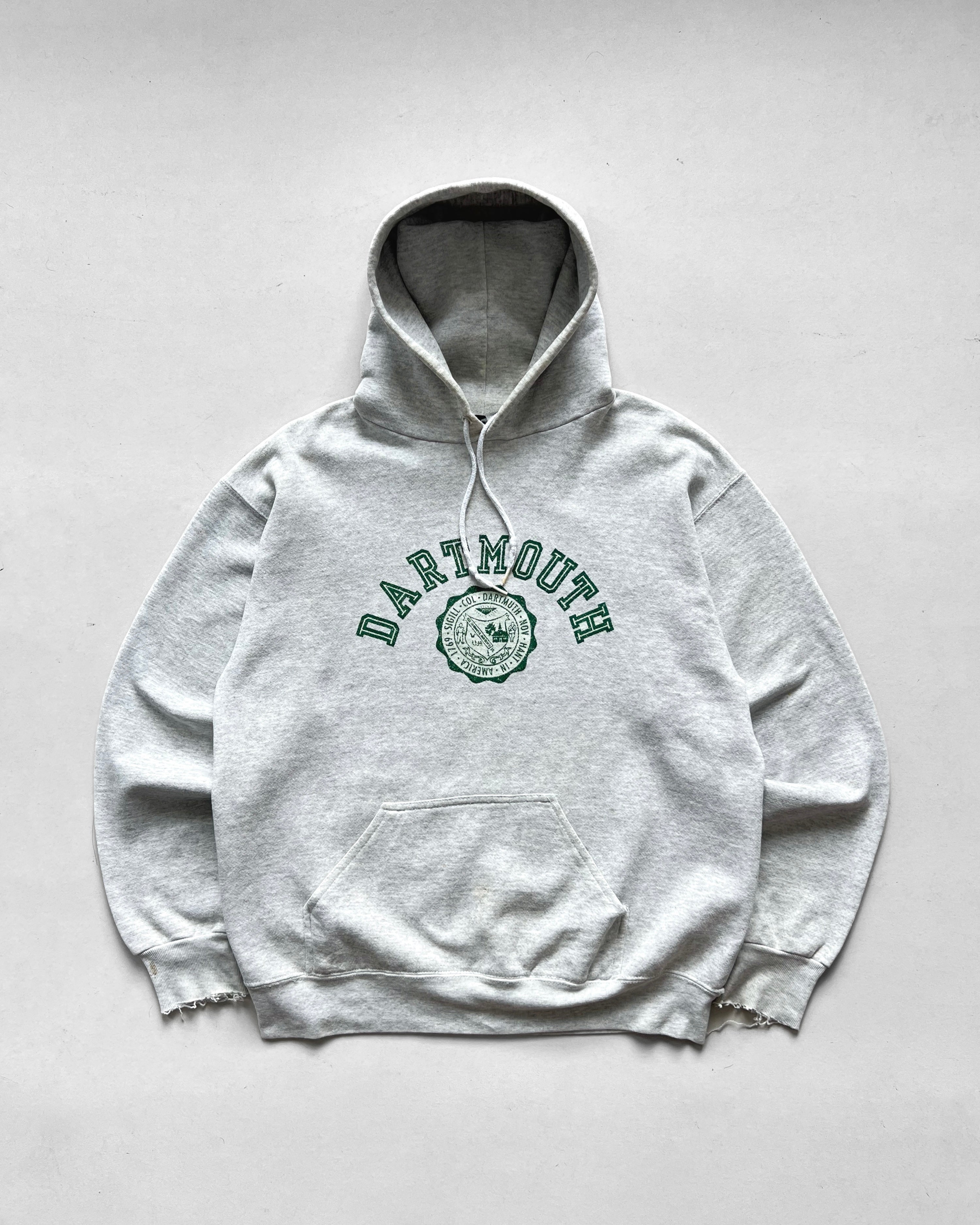 1990S GREY 'DARTHMOUTH' HOODIE (L)