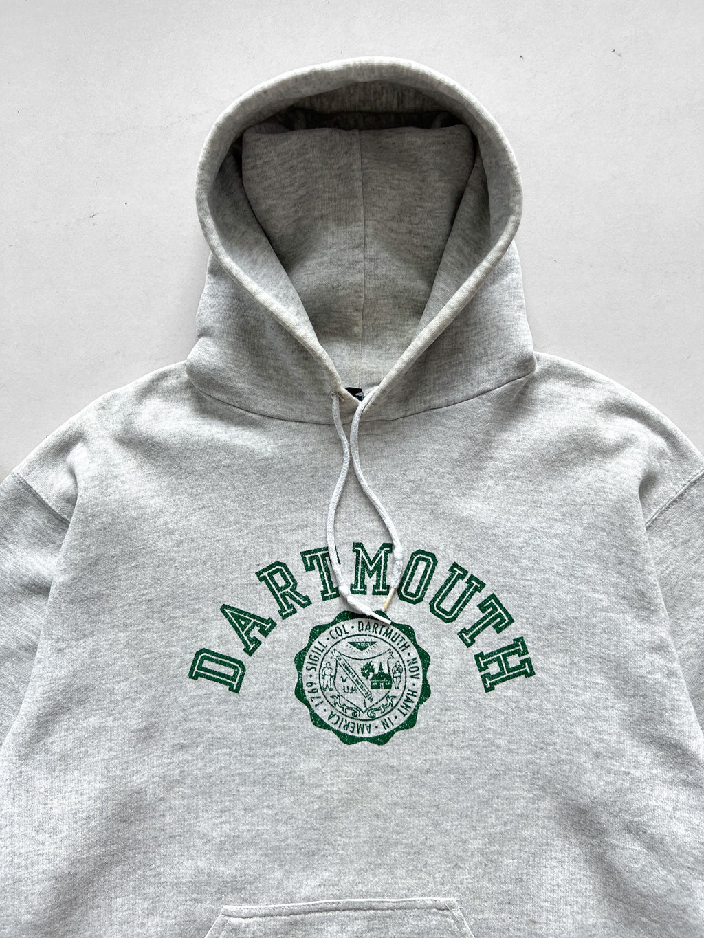 1990S GREY 'DARTHMOUTH' HOODIE (L)