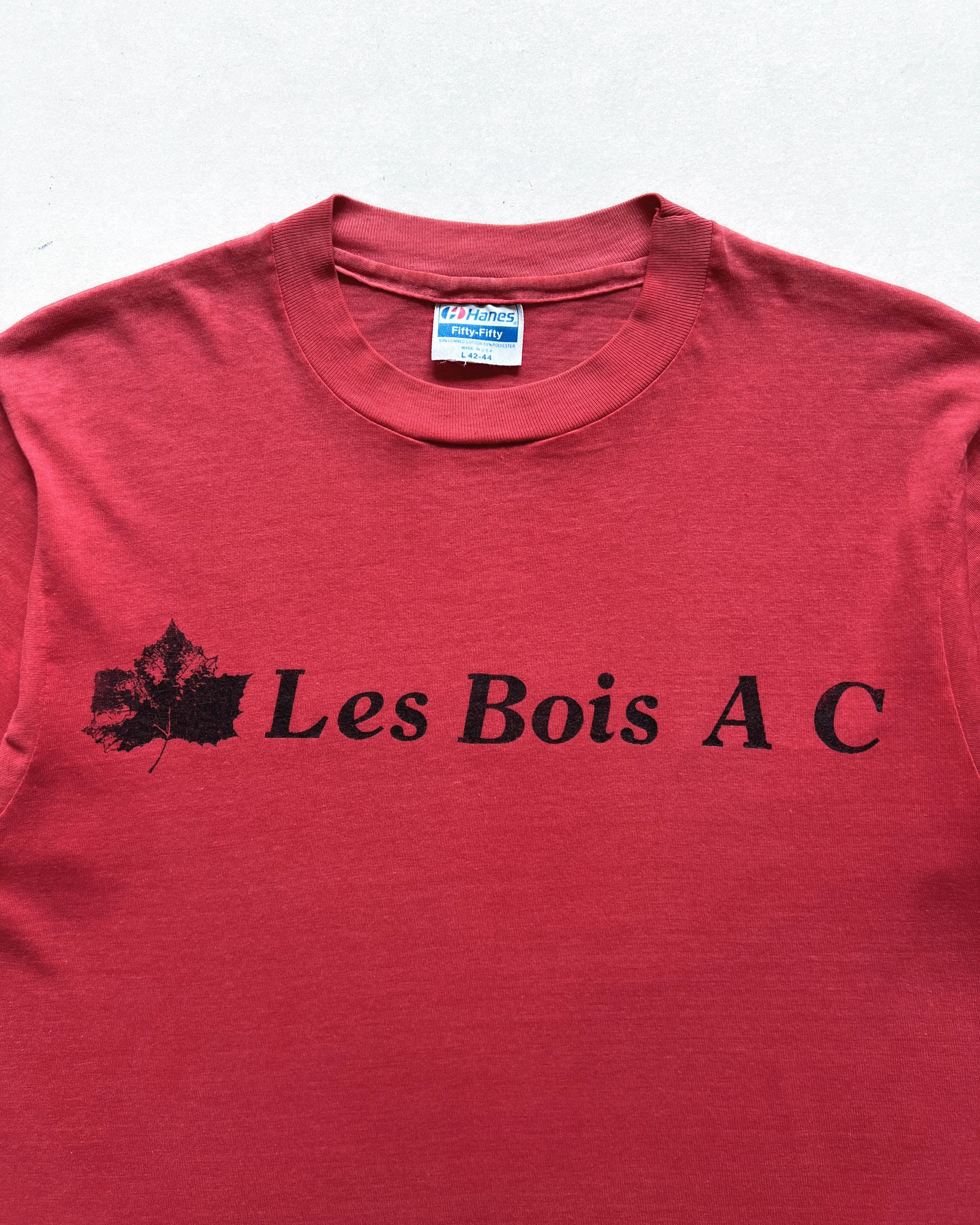 1980S 'LES BOIS A C' SINGLE STITCH TEE (L)