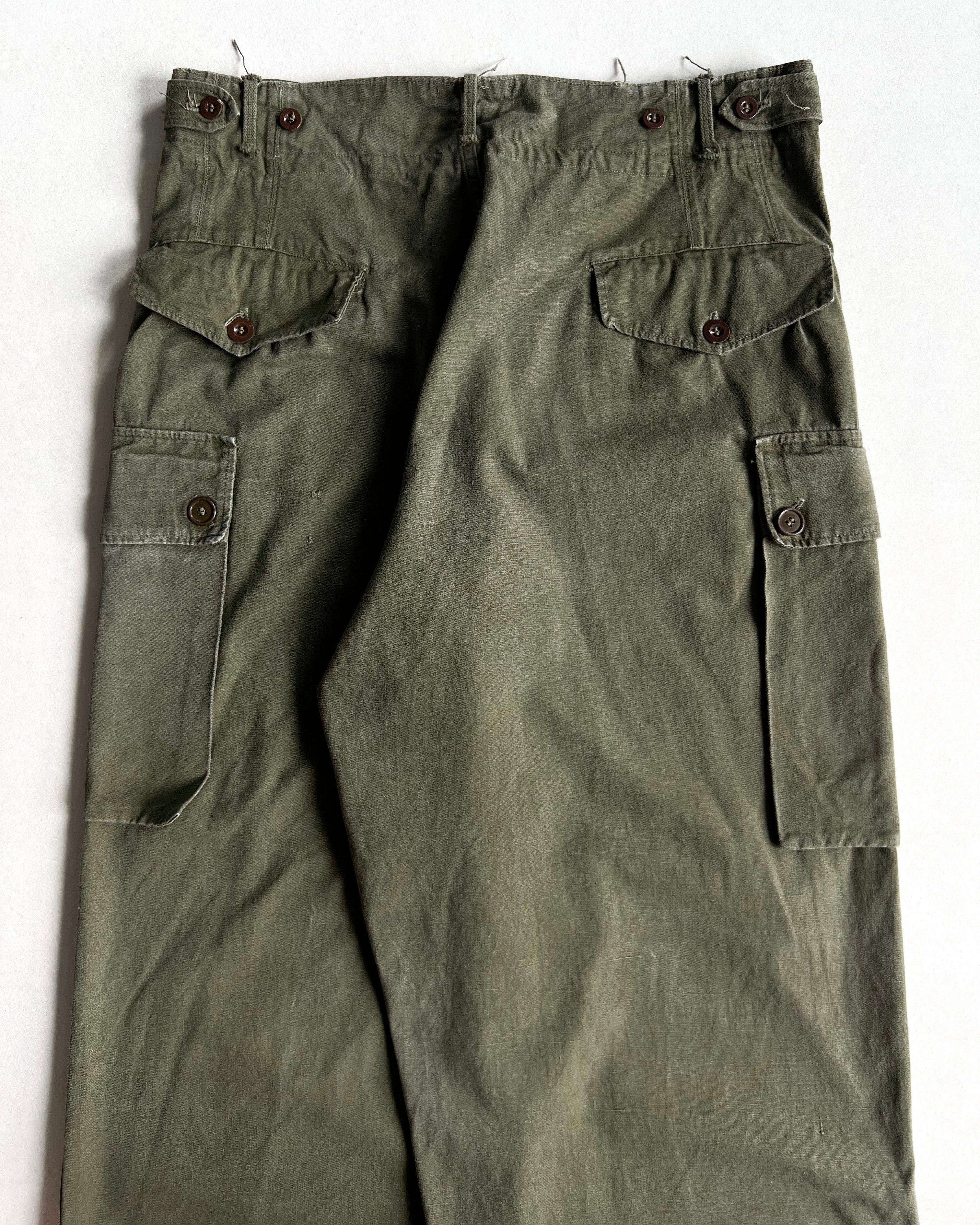 1950S DUTCH ARMY CARGO TROUSERS (30-34)