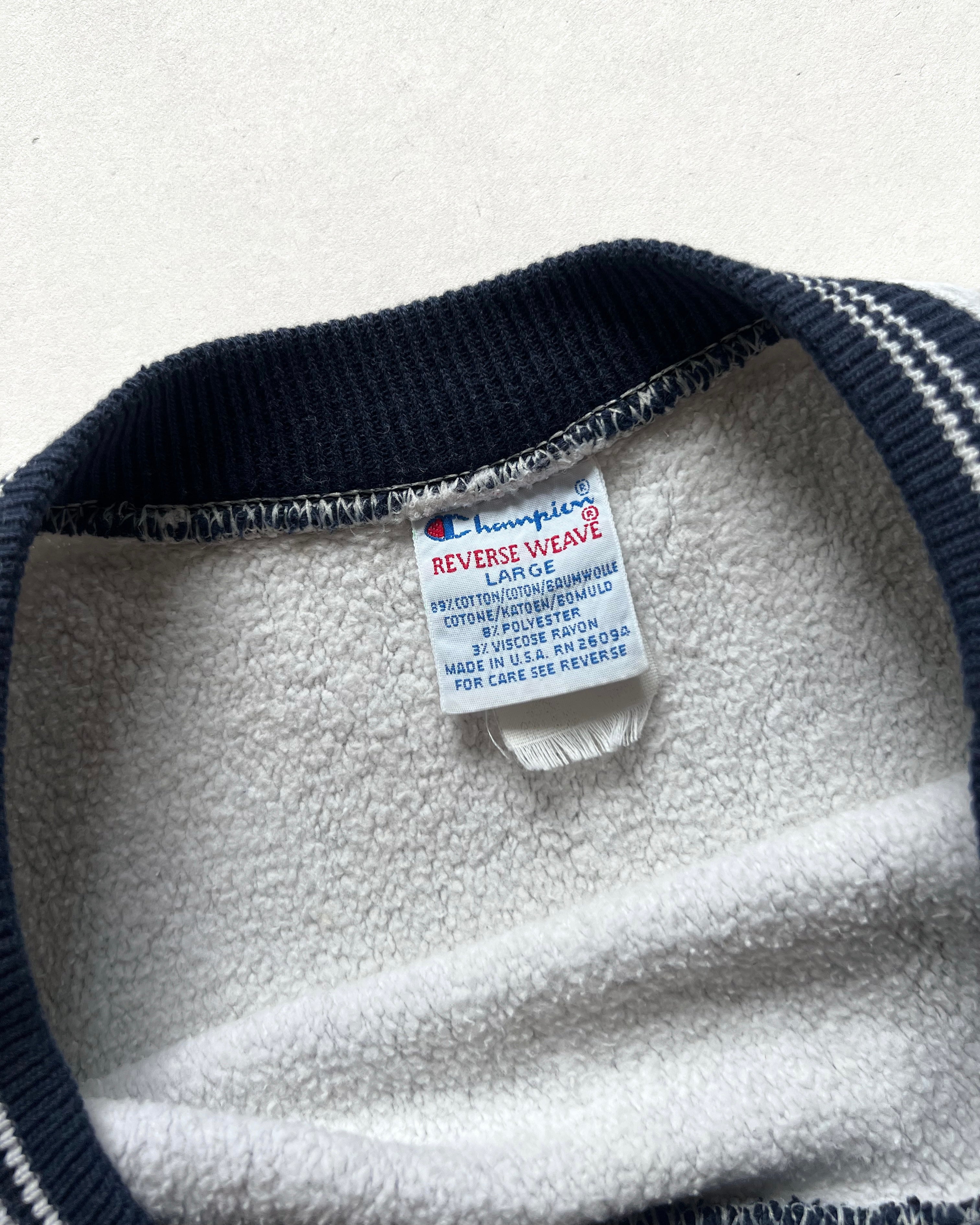 1990S CHAMPION 'ANNAPOLIS' REVERSE WEAVE SWEATSHIRT (L)